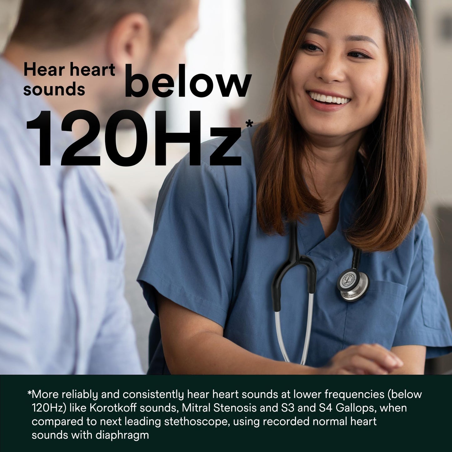 3M Littmann Classic III Monitoring Stethoscope, 5623, More Than 2X as Loud*, Weighs Less**, Stainless Steel Chestpiece, 69 cm (27") Caribbean Blue Tube 🍁 All In One Marketplace Canada