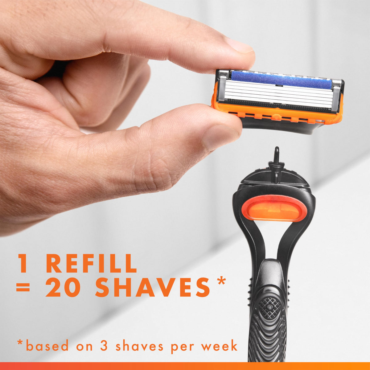 Gillette Fusion 5 Blades Refill, Razor Blades Men, 10 Fusion5 + 2 ProGlide Razors refills, 5-Blade Cartridges, 12 Total Refills 🍁 All In One Marketplace Canada