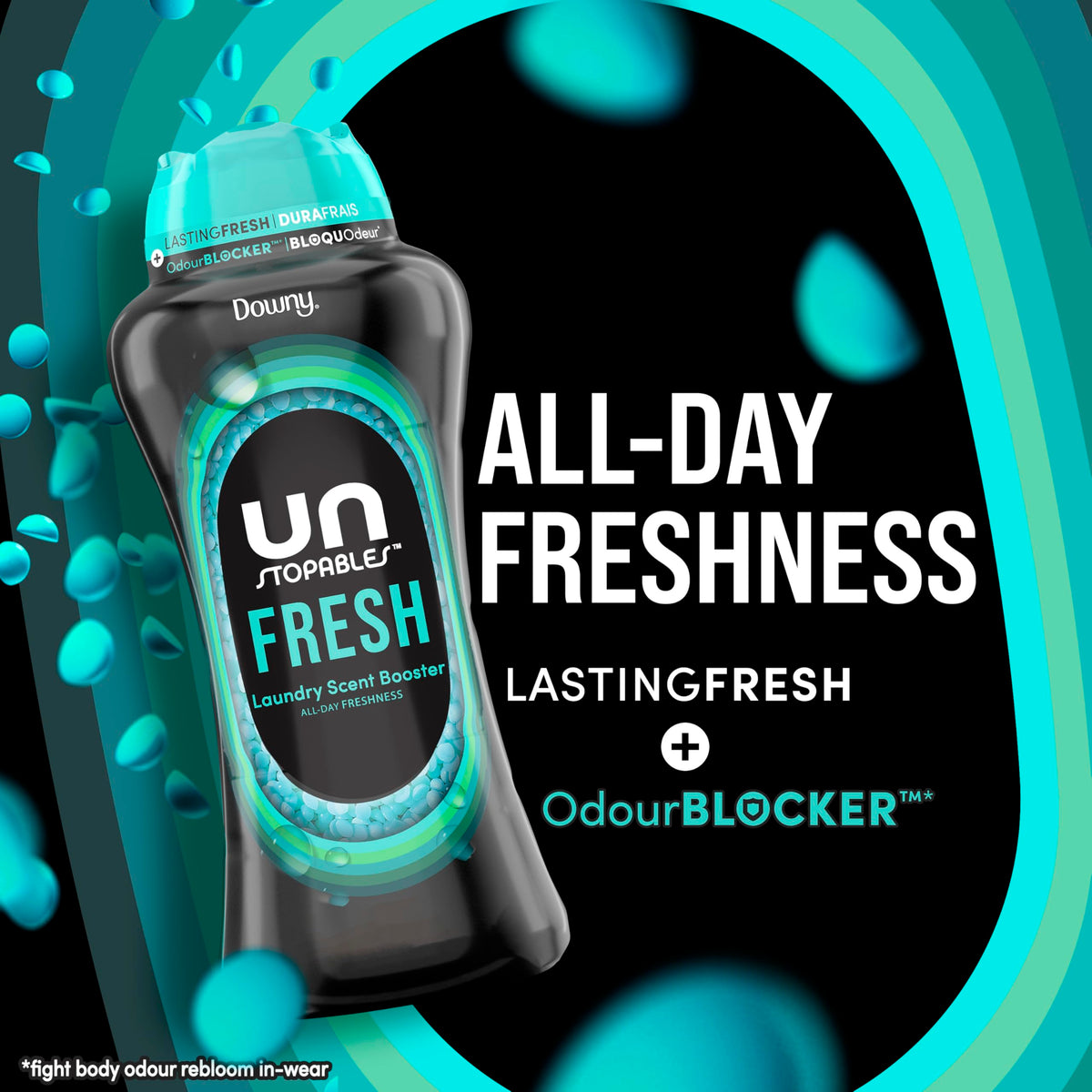 Downy Unstopables In-Wash Laundry Scent Booster Beads, Fresh, 853 Grams 🍁 All In One Marketplace Canada