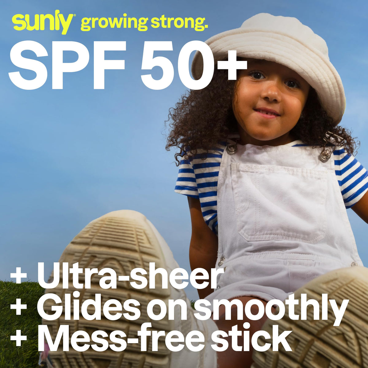 ATTITUDE Kids Mineral Sunscreen Stick SPF 50, Broad Spectrum Zinc Oxide, EWG Verified, Non-Nano, Mess-Free Stick for Face & Body, Lightweight Non-Greasy, Vegan, Unscented, 60 grams 🍁 All In One Marketplace Canada