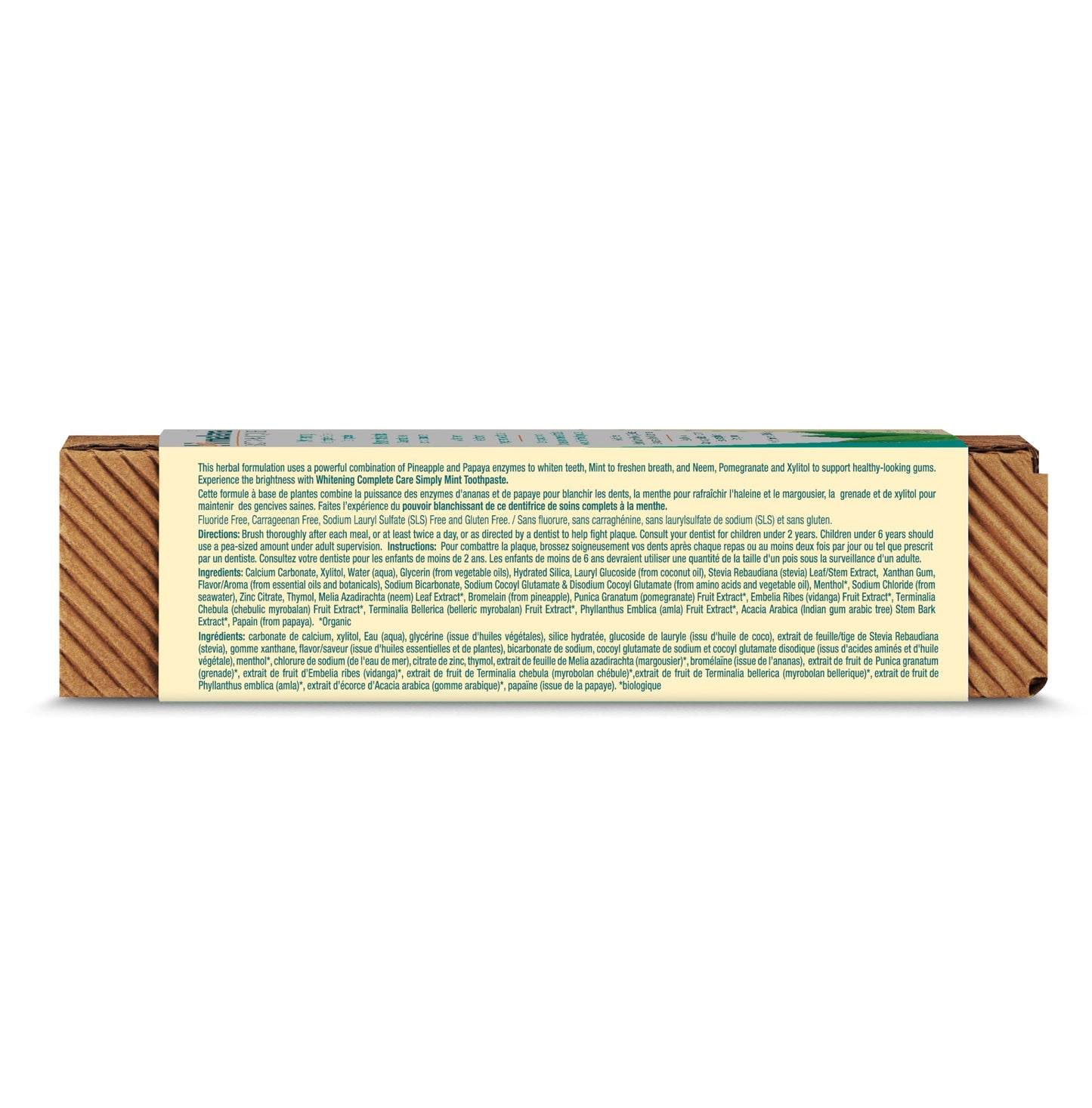 Himalaya Botanique Complete Care Whitening Toothpaste, Simply Mint, Natural, Fluoride-Free, SLS Free, Carrageenan Free & Gluten Free, Vegan, 150 g (5.29 oz), 4 Pack 🍁 All In One Marketplace Canada