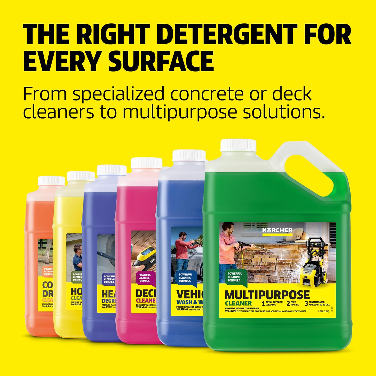Kärcher Multi-Purpose Cleaning Pressure Power Washer Detergent Soap, 1 Gallon 🍁 All In One Marketplace Canada