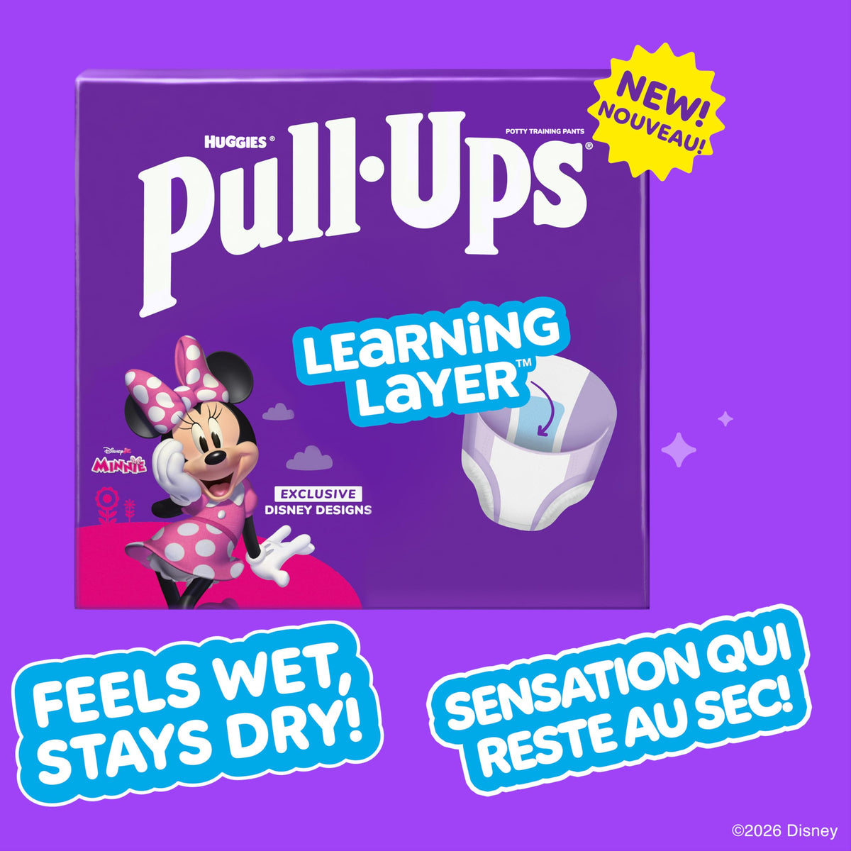 Pull-Ups Girls' Potty Training Pants, 3T-4T (32-40 lbs), 112 Count 🍁 All In One Marketplace Canada