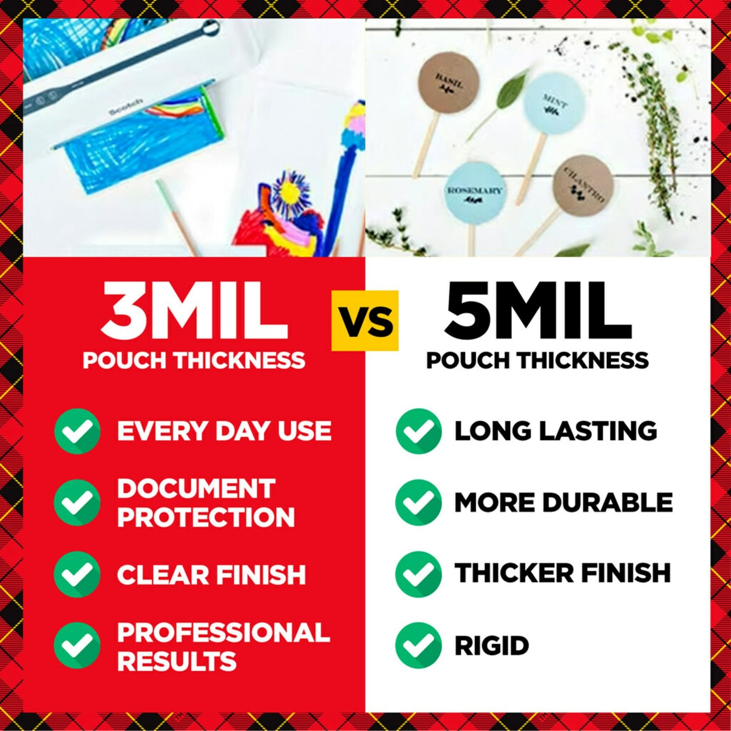 Scotch Thermal Laminating Pouches, 8.97 in x 11.45 in Laminating Sheets, 5-Mil Thick, 50 Pouches 🍁 All In One Marketplace Canada