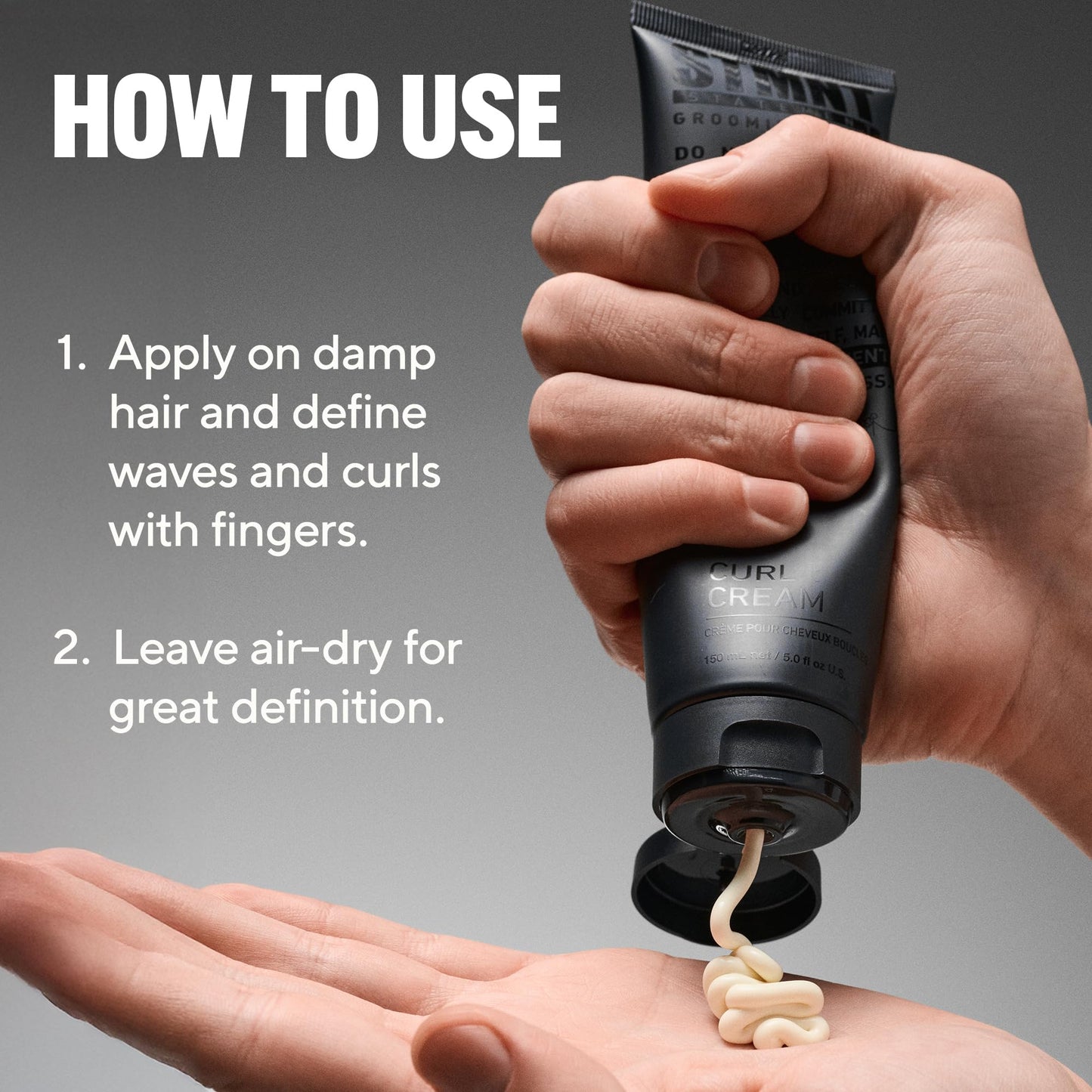 STMNT Grooming Goods Curl Cream, Enhances and Defines Curly Hair, Curly Hair Product for Men or Women, 150mL 🍁 All In One Marketplace Canada