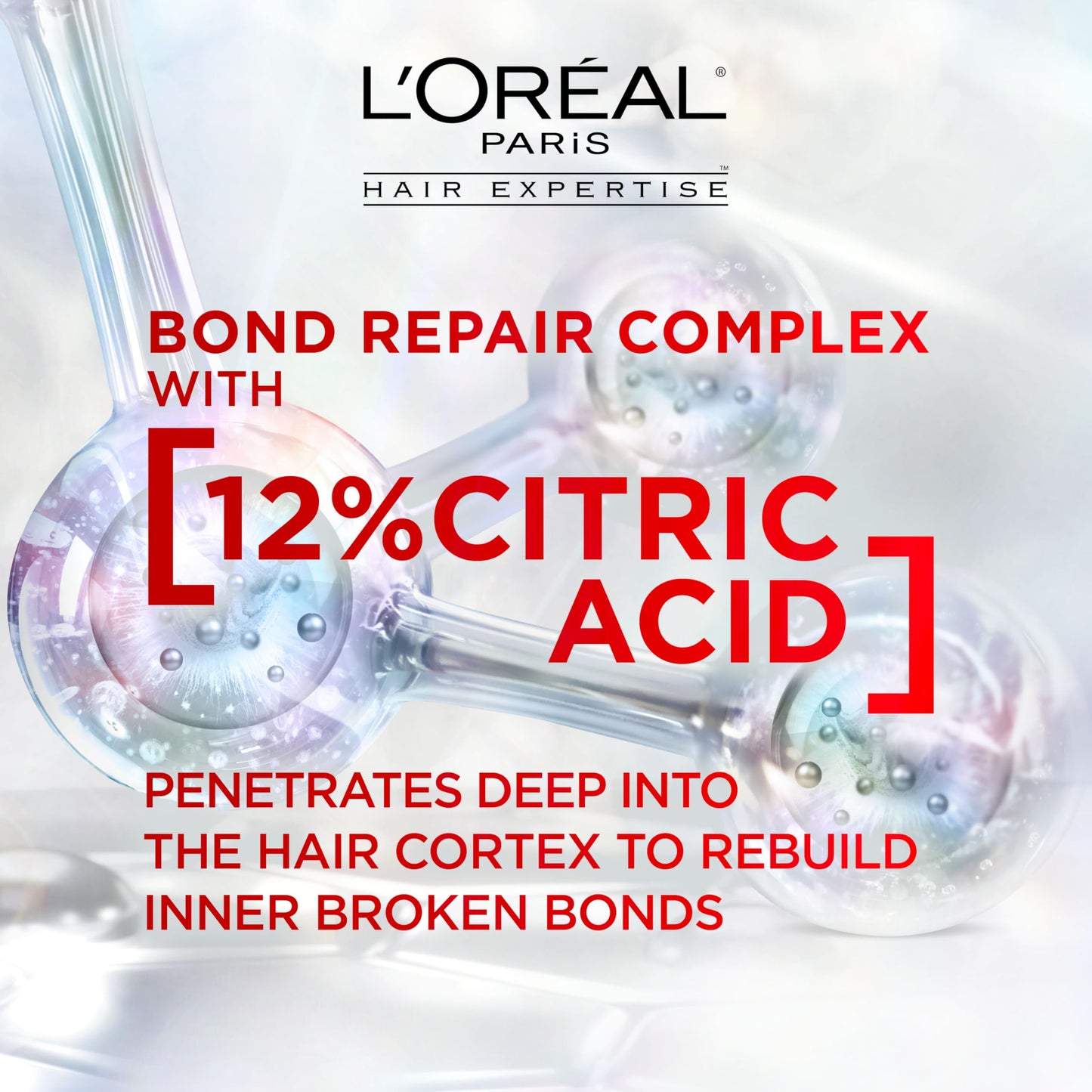 L'Oréal Paris Hair Expertise Bond Repair Shampoo and Conditioner Set with Hair Treatment, Citric Acid for Hair Breakage, 3x Pieces (Pre-Shampoo, Shampoo, Conditioner) 🍁 All In One Marketplace Canada