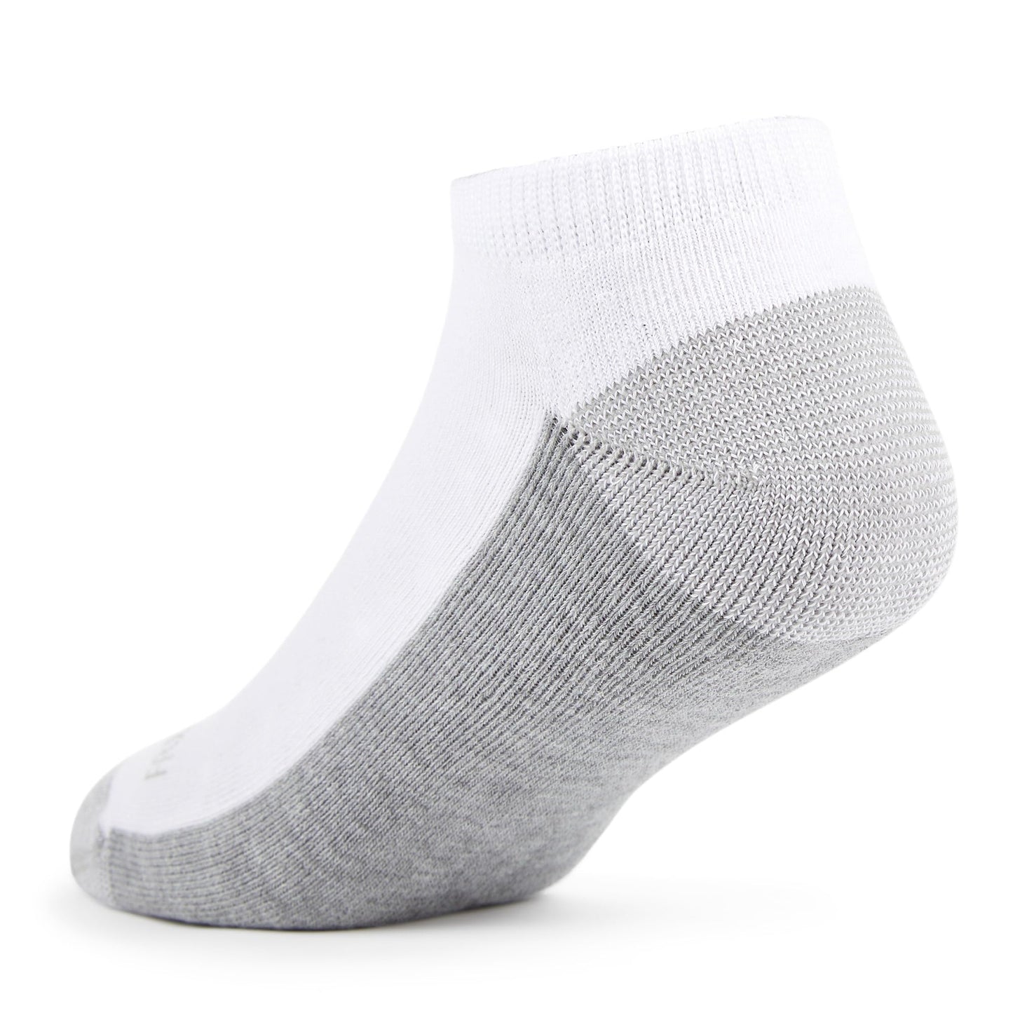 Fruit of the Loom mens 12 Pair Pack Dual Defense Cushioned Socks, White/Grey, 6-12 🍁 All In One Marketplace Canada