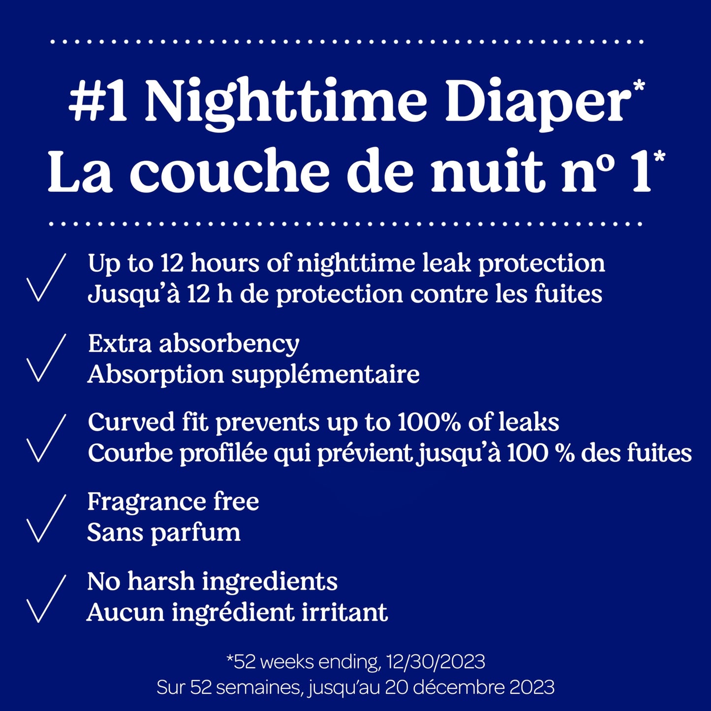 Huggies Overnites Size 4 Overnight Diapers (22-37 lbs), 58 Ct 🍁 All In One Marketplace Canada