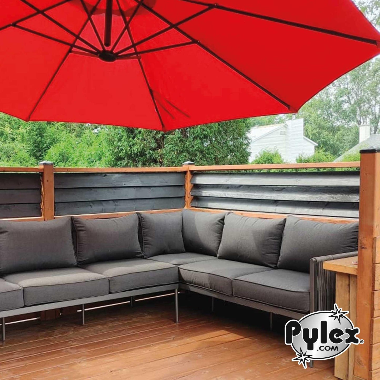Pylex 11060 Deck Sunblind System, Black 🍁 All In One Marketplace Canada
