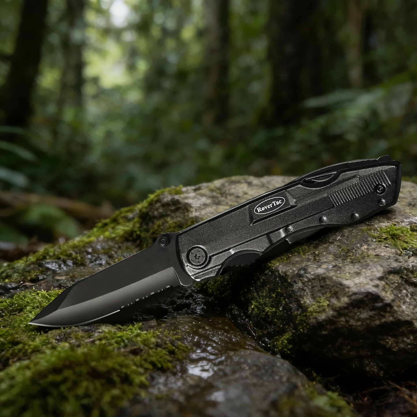 RoverTac Pocket Knife, 15-in-1 Multitool with Pliers, Bottle & Can Opener, 9 Screwdriver Bits, Locking Mechanism & Nylon Sheath - EDC Multi Tool for Camping, Hiking & DIY, Gift for Men & Dad 🍁 All In One Marketplace Canada