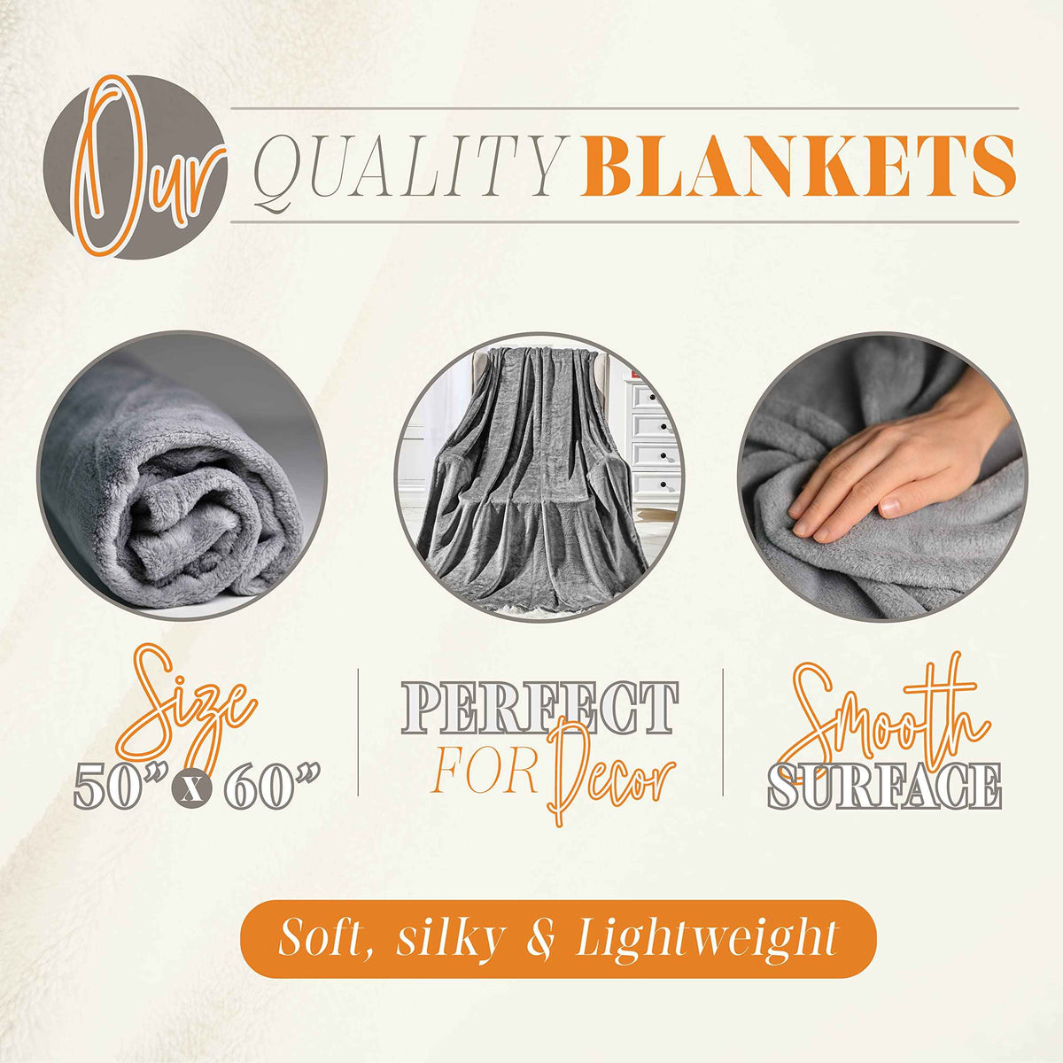 Elegant Comfort Lightweight Throw Blanket- Halloween Themed, Soft, Cozy and Plush- Throw Blankets, Perfect for Lounging This Spooky Season, 50 x 60 inches, Fall Vixen, Throw Blanket