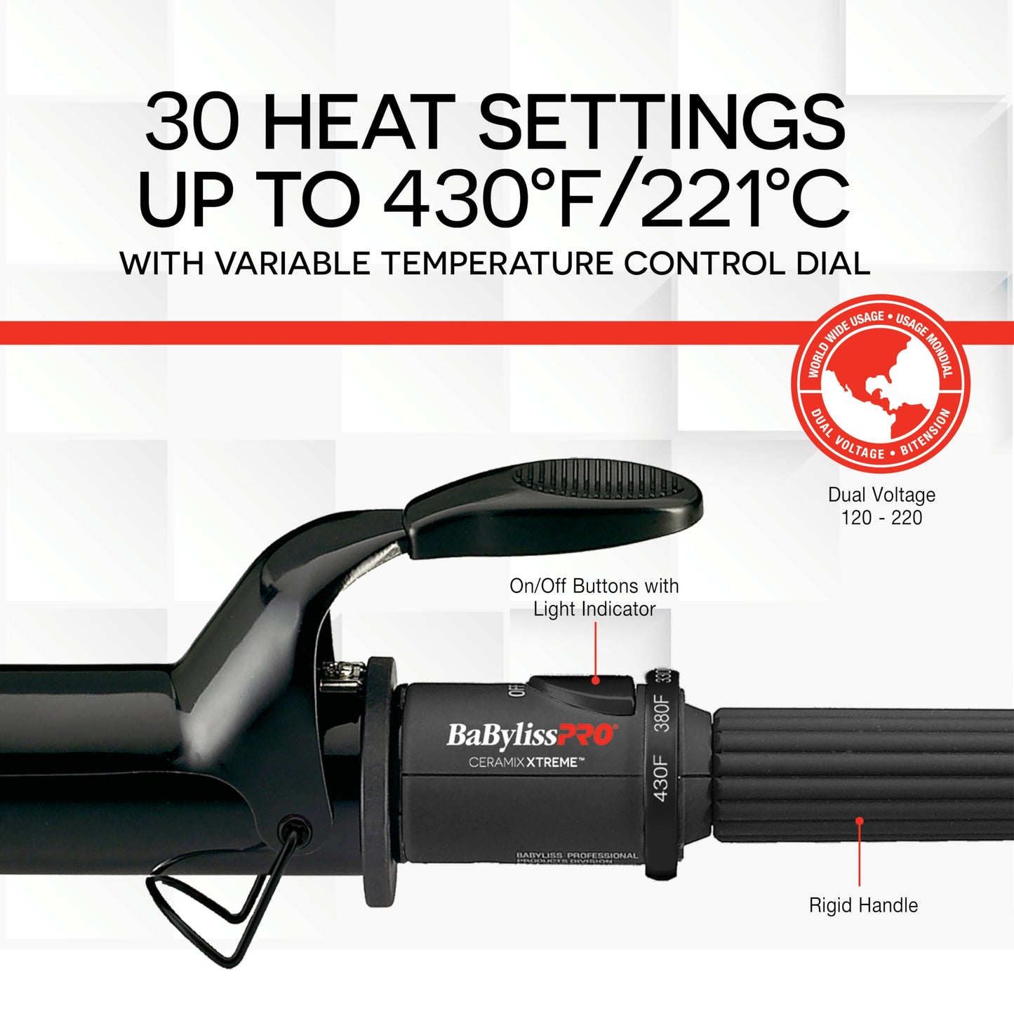 BaBylissPRO Ceramix Xtreme 1.5" Ceramic Curling Iron Professional 🍁 All In One Marketplace Canada