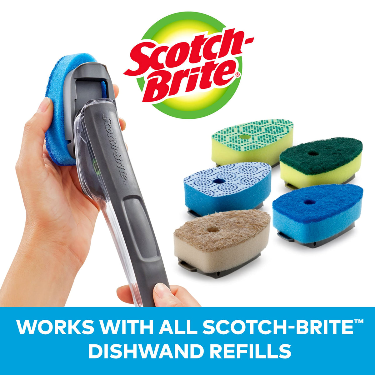 Scotch-Brite Non-Scratch Dishwand Refills, Fits All Scotch-Brite Dishwands, 10 Refills 🍁 All In One Marketplace Canada