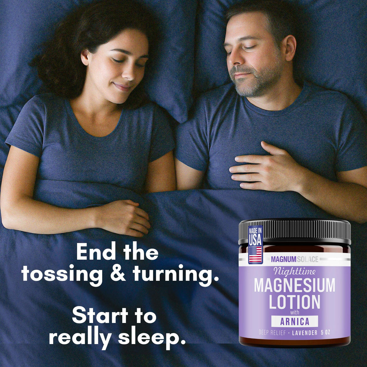 Nighttime Magnesium Lotion with Arnica – Highly Concentrated Magnesium for Muscles & Joints – Apply to Legs or Feet Before Bed – Skin-Friendly 🍁 All In One Marketplace Canada