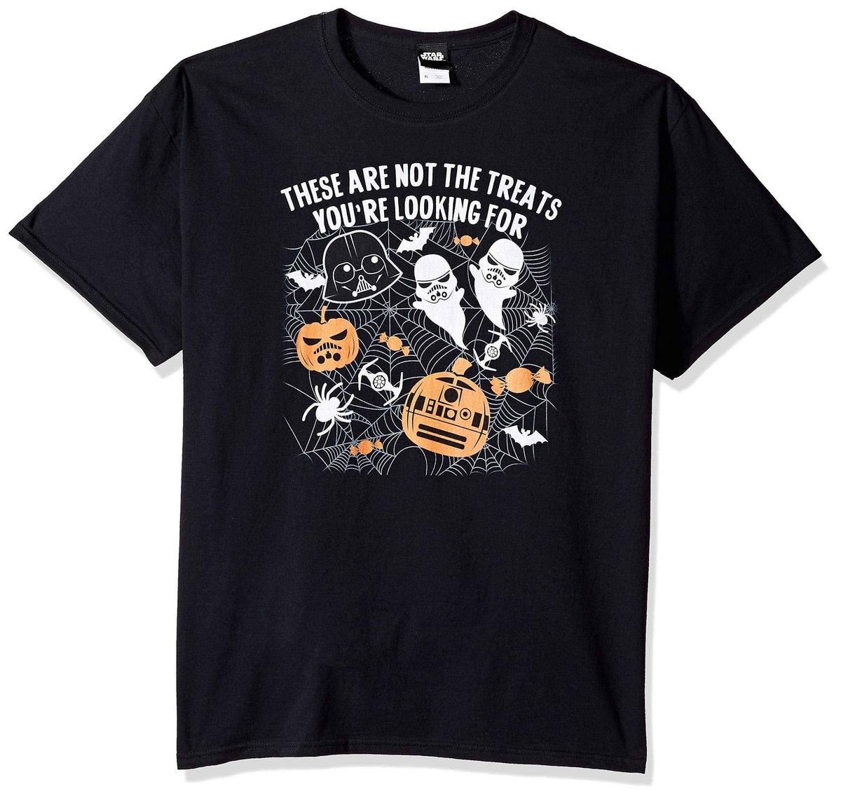 STAR WARS Licensed Halloween Not The Treats Men's Tee, Black, 4X-Large