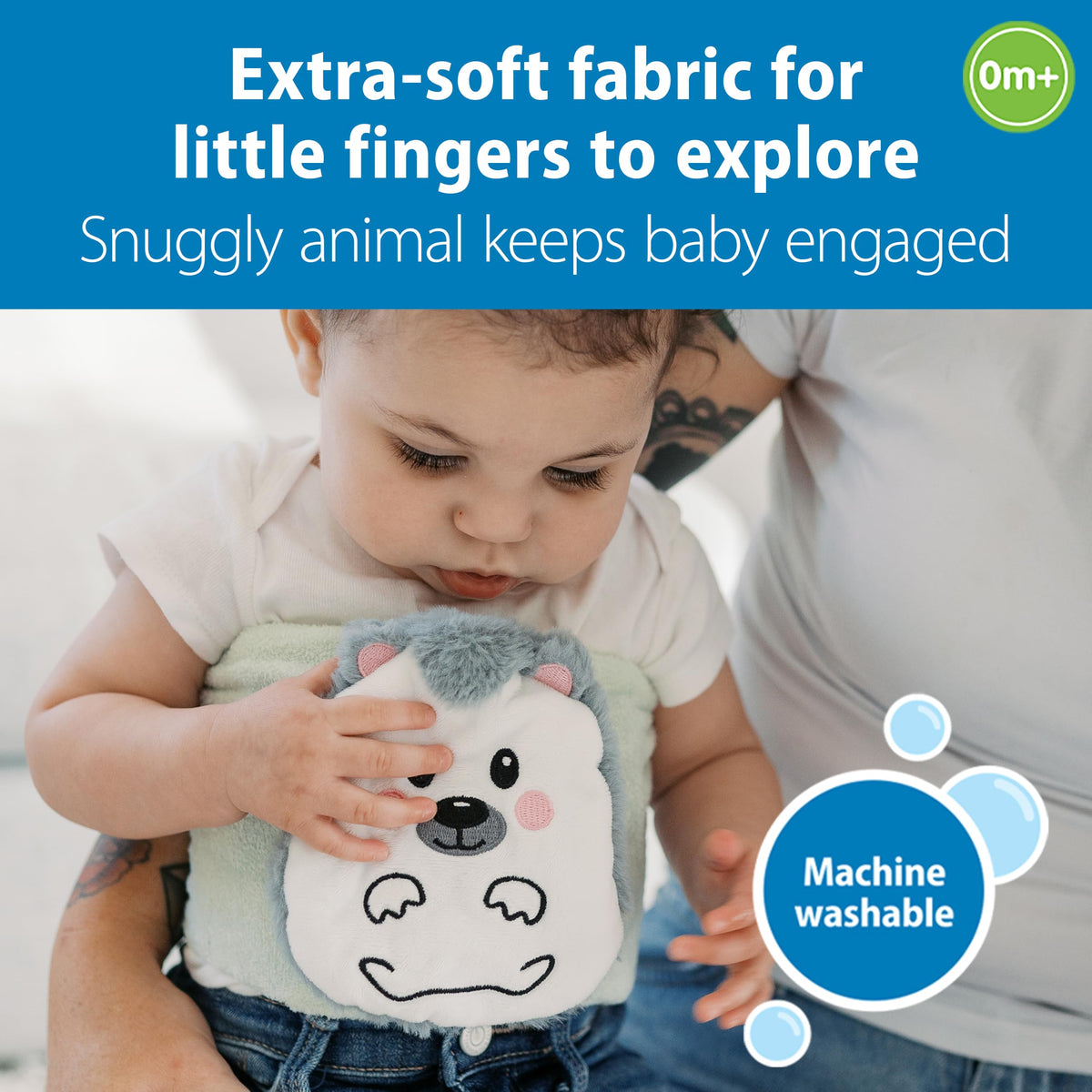 Dr. Brown's Infant Gripebelt Heated Belly Band, Soothe Baby's Tummy with Gentle Warmth and Compression, Hedgehog, 0m+ 🍁 All In One Marketplace Canada