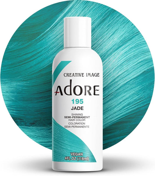 Adore Semi-Permanent Hair Color 195 Jade 4 oz