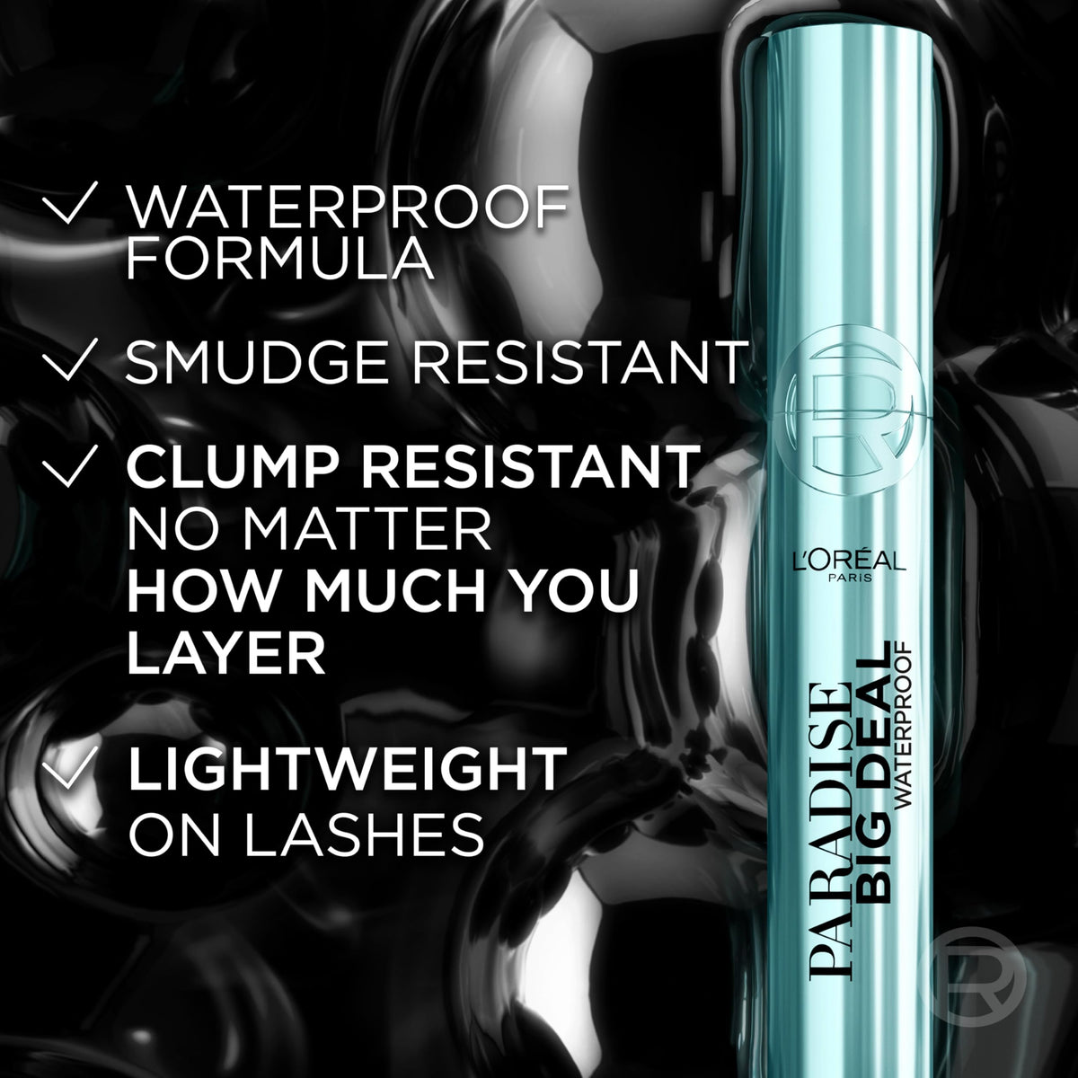 L'Oréal Paris Paradise Big Deal Volumizing Mascara, Buildable & Lengthening Mascara, No Clumps, Lightweight, Black Waterproof 10.9 ml 🍁 All In One Marketplace Canada