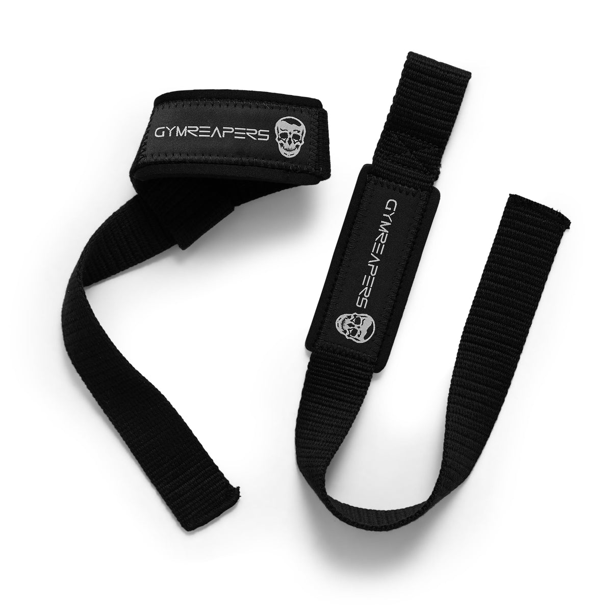 Gymreapers Lifting Wrist Straps for Weightlifting, Bodybuilding, Powerlifting, Strength Training, & Deadlifts - Padded Neoprene with 18" Cotton (Black) 🍁 All In One Marketplace Canada