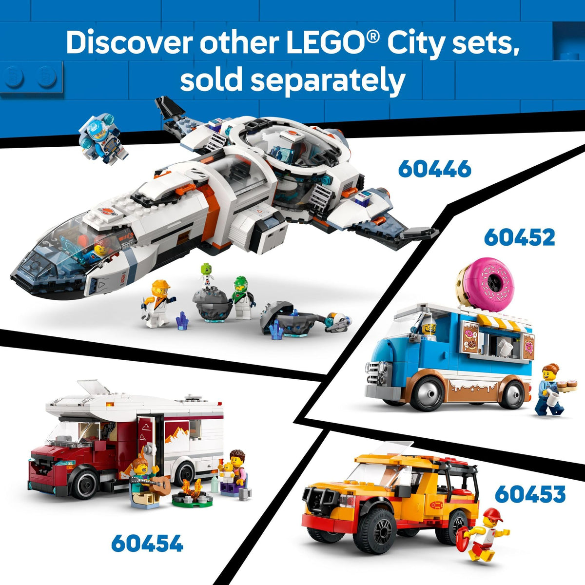 LEGO City Holiday Adventure Camper Van Building Toy Set - Vacation Toy for Kids, Boys and Girls, Ages 6+ - Includes 3 Minifigures and Accessories - Gift Idea for Birthdays and Holidays - 60454 🍁 All In One Marketplace Canada