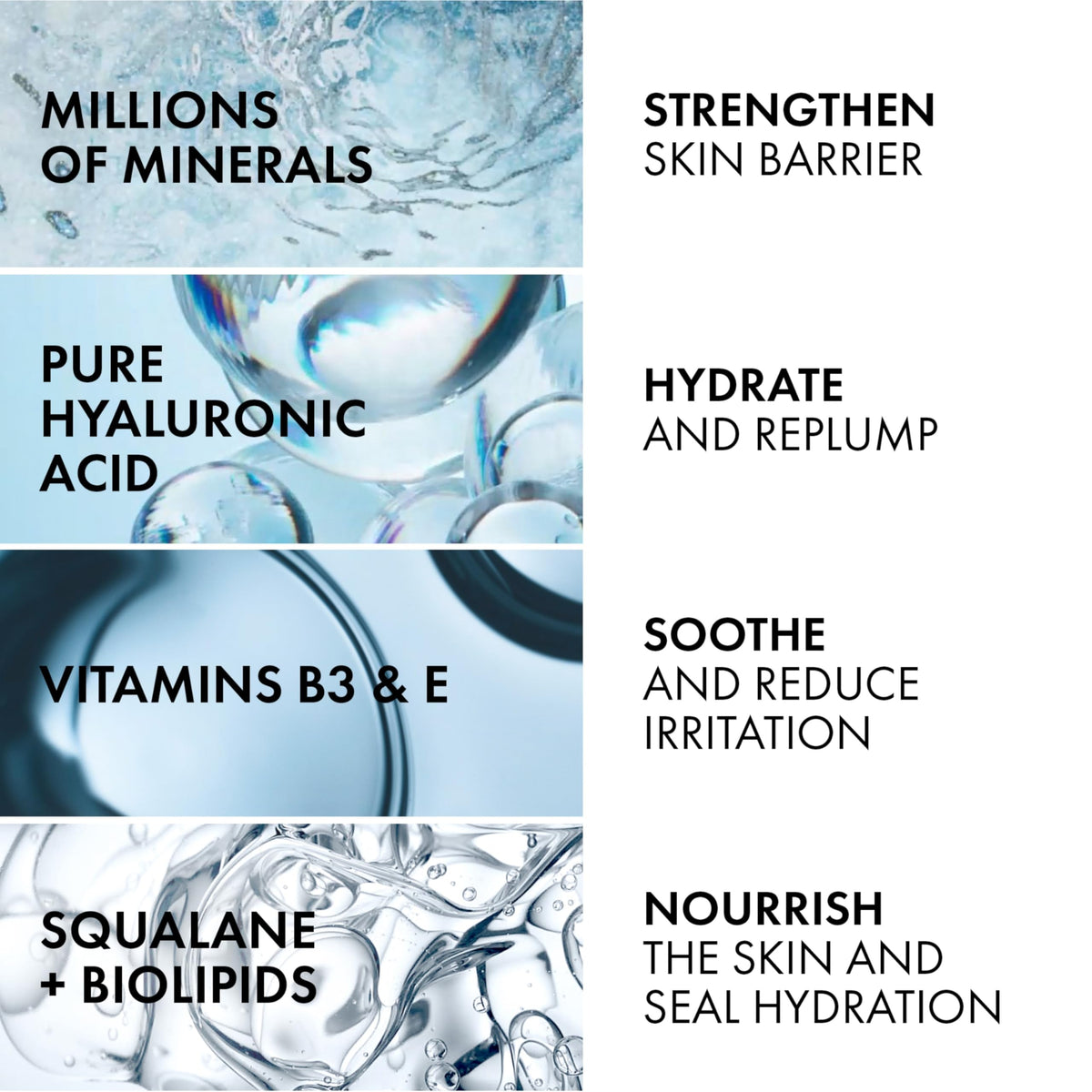 Vichy Minéral 89 face Moisturizer, 100H Moisture Boosting Fragrance Free Rich Cream with Hyaluronic Acid, Niacinamide, Vitamin E & Squalane, for Dry-Very Dry Skin, Recommended by Dermatologists, 50ml 🍁 All In One Marketplace Canada