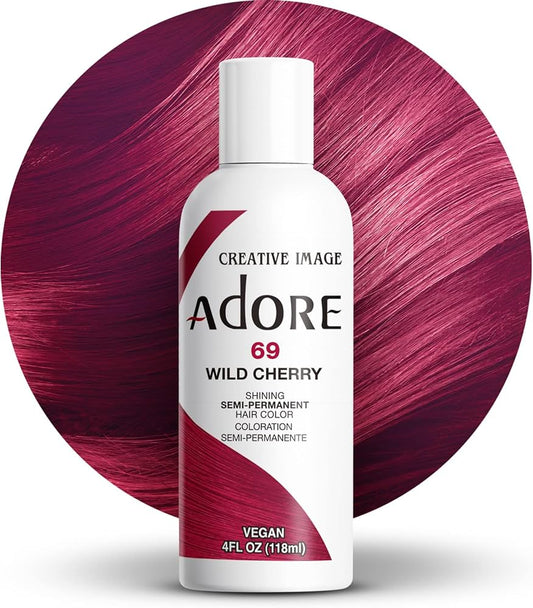 Adore Semi Permanent Hair Color Wild Cherry 69 4 oz