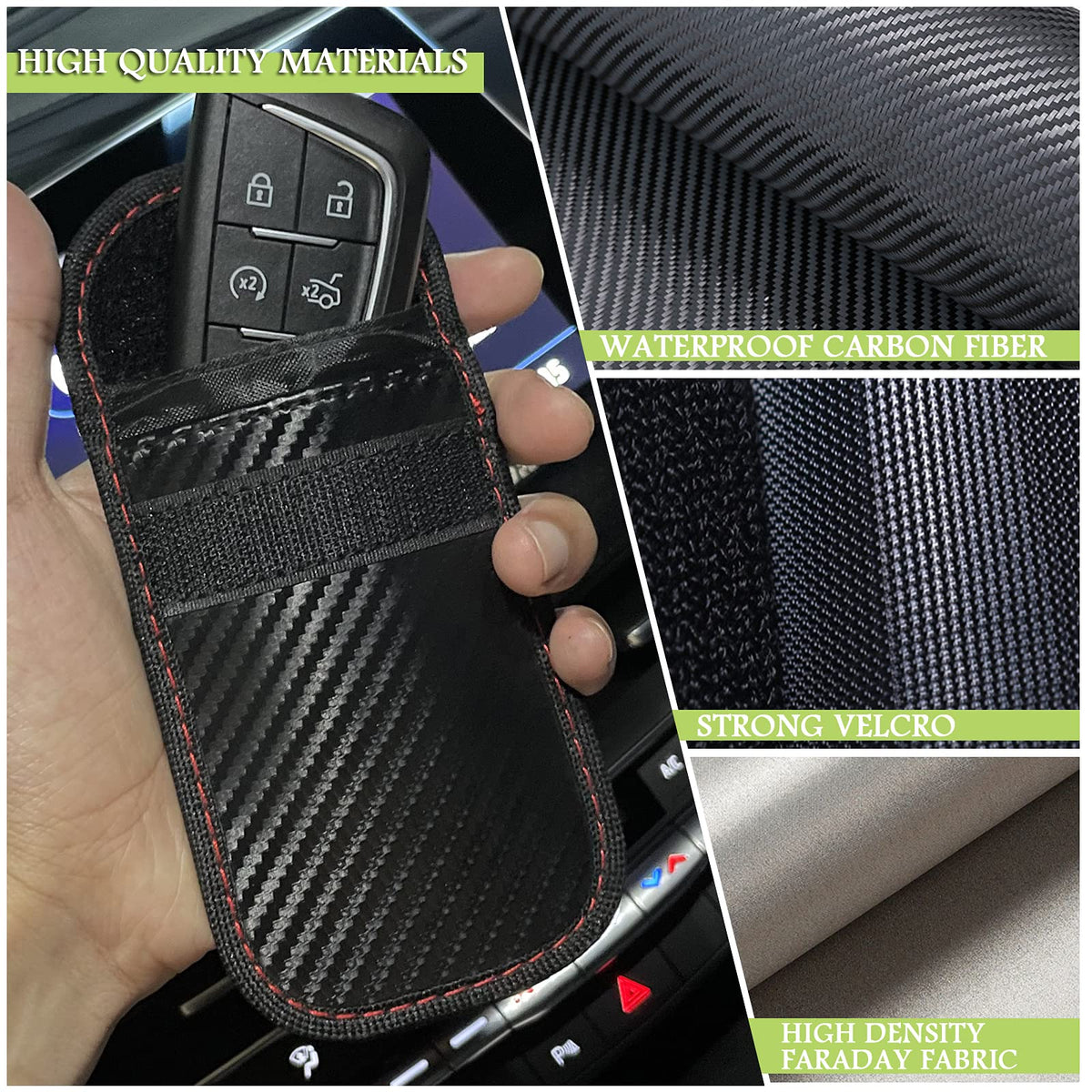 Faraday Box for Car Keys & 2 Pack Faraday Bag for Key Fob Protector, RFID Key Box Faraday Pouch Cage Car Key Signal Blocking Box Anti Theft Car Key Box Signal Blocker 🍁 All In One Marketplace Canada