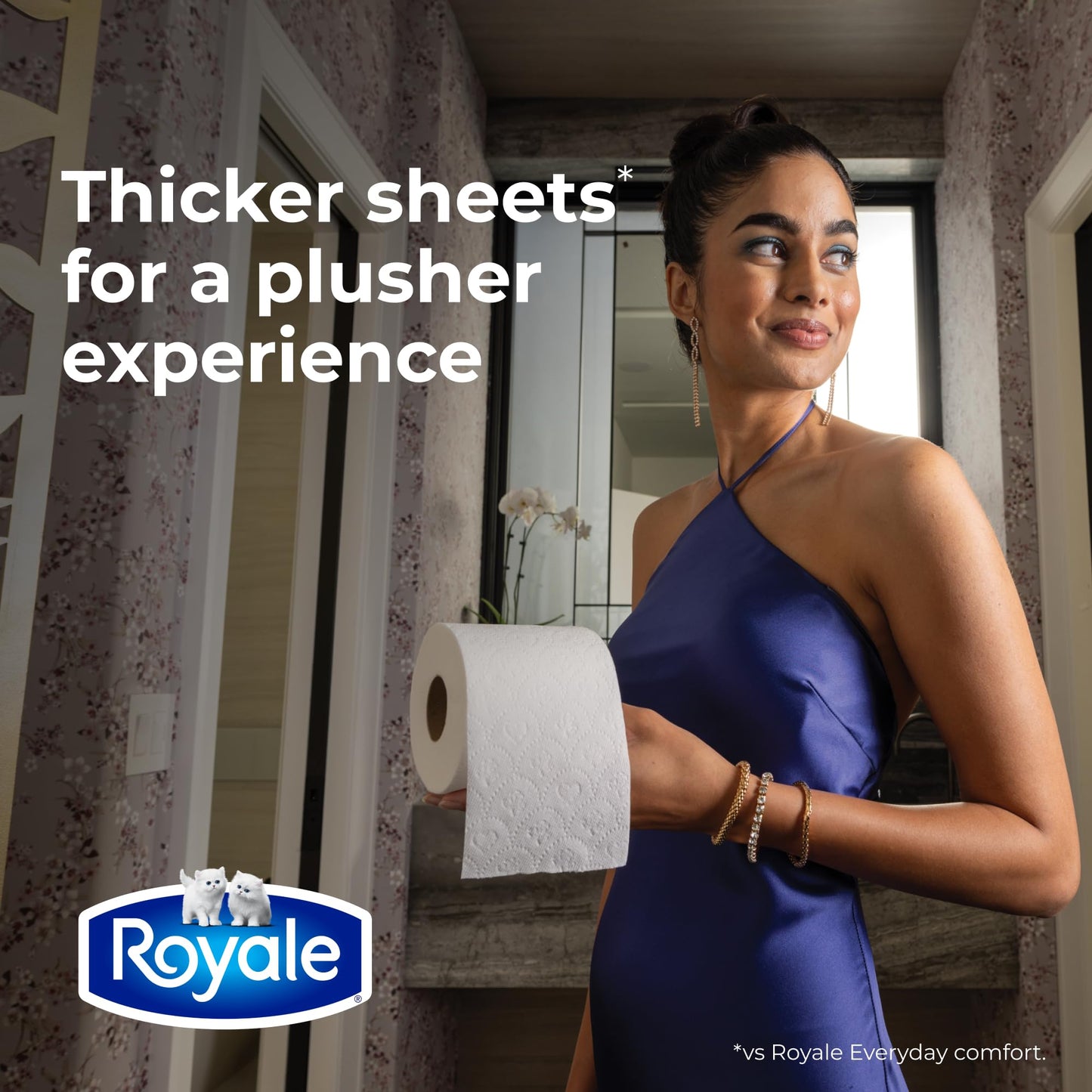 Royale Velour Toilet Paper, 48 Equal 96 Rolls, 142 Bathroom Tissues per roll 🍁 All In One Marketplace Canada