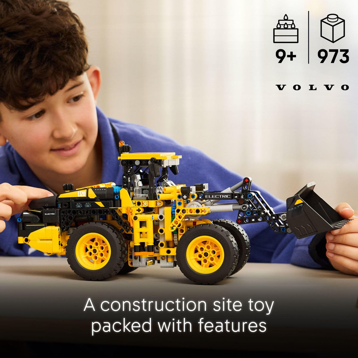 LEGO Technic Volvo L120 Electric Wheel Loader Construction Toy - Pretend Play Building Set - Great Birthday Gift for Boys, Girls, and Kids 9+ Who Love Vehicle Playsets - 42209 🍁 All In One Marketplace Canada