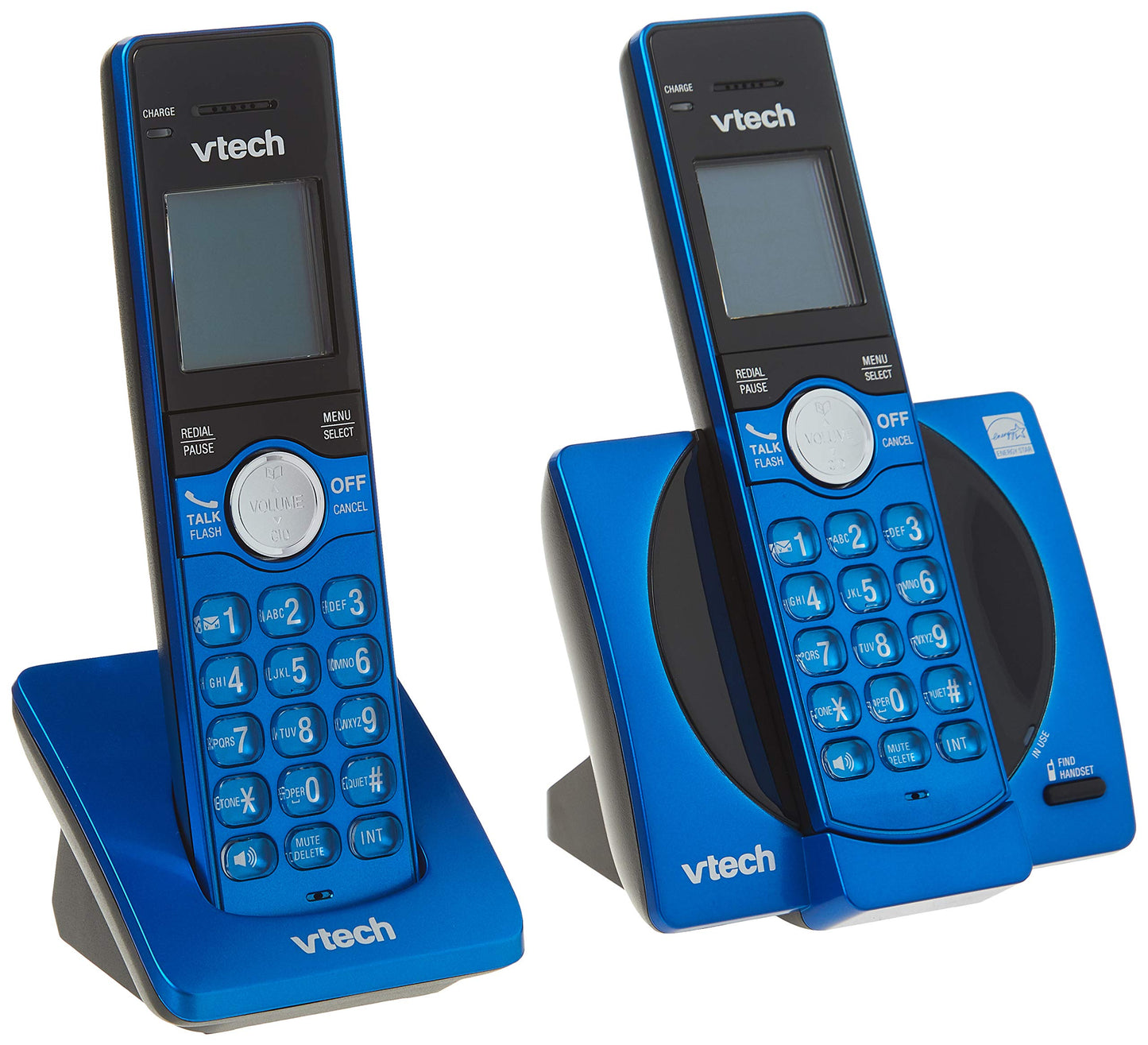 VTech CS6919-25 Dect_6.0 2 Handset Landline Telephone, Metallic Blue 🍁 All In One Marketplace Canada
