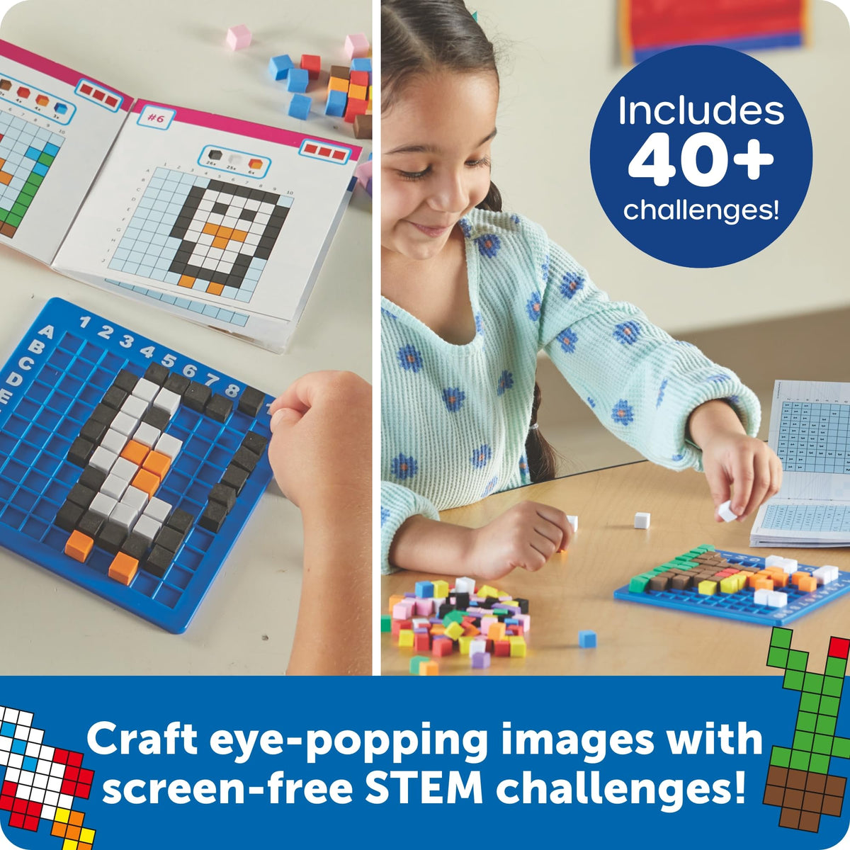 Learning Resources STEM Explorers Pixel Art Challenge 🍁 All In One Marketplace Canada