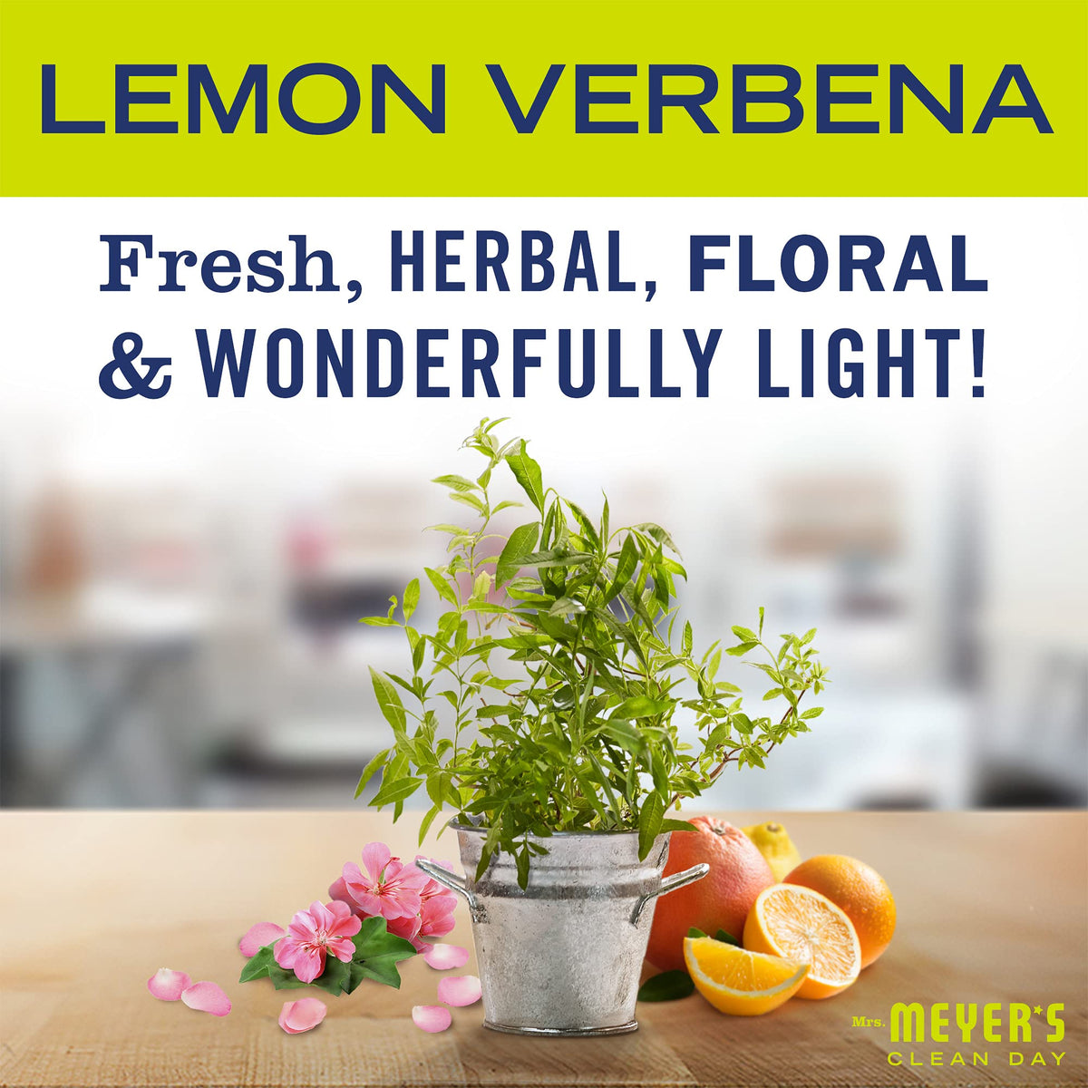 Mrs. Meyer's Clean Day Laundry Detergent, Lemon Verbena Scent, 1.8L (Packaging May Vary) 🍁 All In One Marketplace Canada