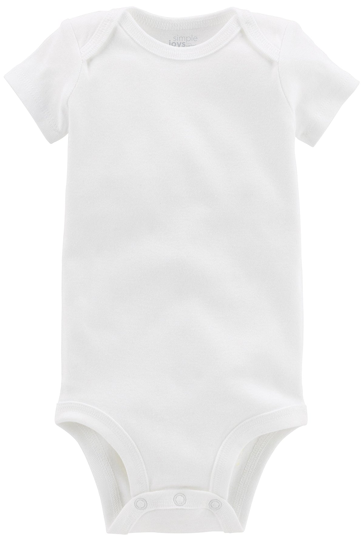 Simple Joys by Carter's Baby 8-Pack Short-Sleeve Bodysuit, White, Newborn 🍁 All In One Marketplace Canada