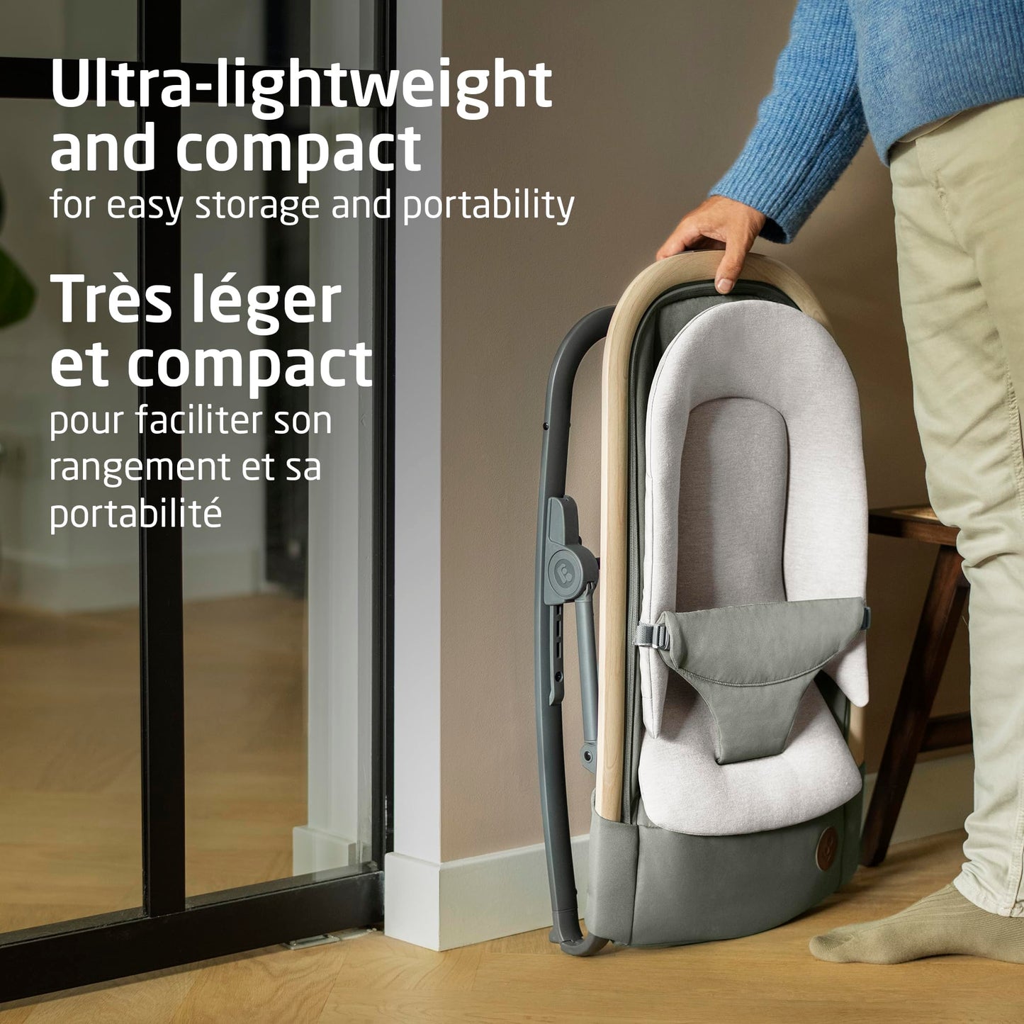 Maxi-Cosi 2-in-1 Kori Rocker, folds flat, travel, washable fabrics, Classic Green 🍁 All In One Marketplace Canada