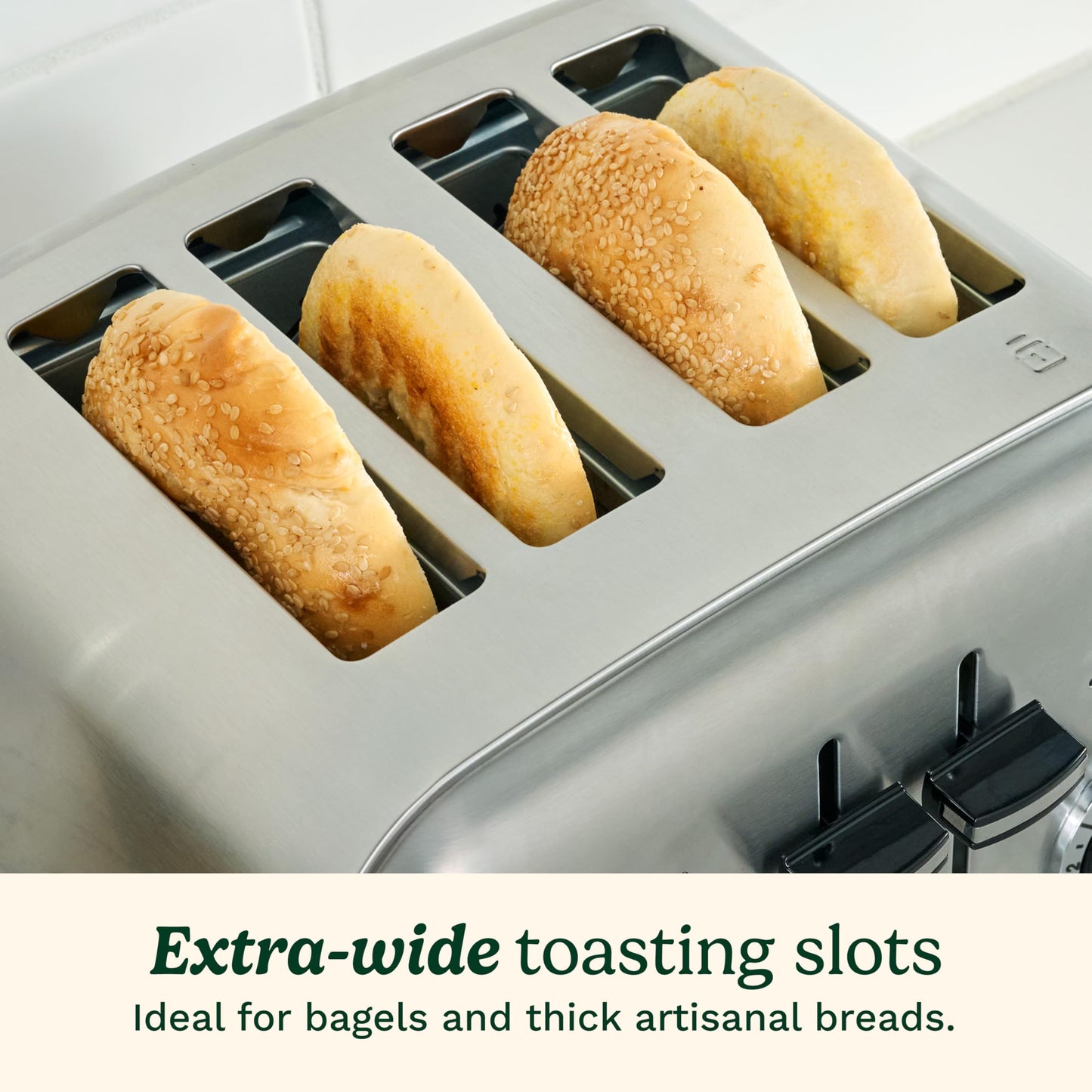 Cuisinart 4-Slice Toaster, 6-browning Levels, Brushed Silver (CPT-180C) 🍁 All In One Marketplace Canada