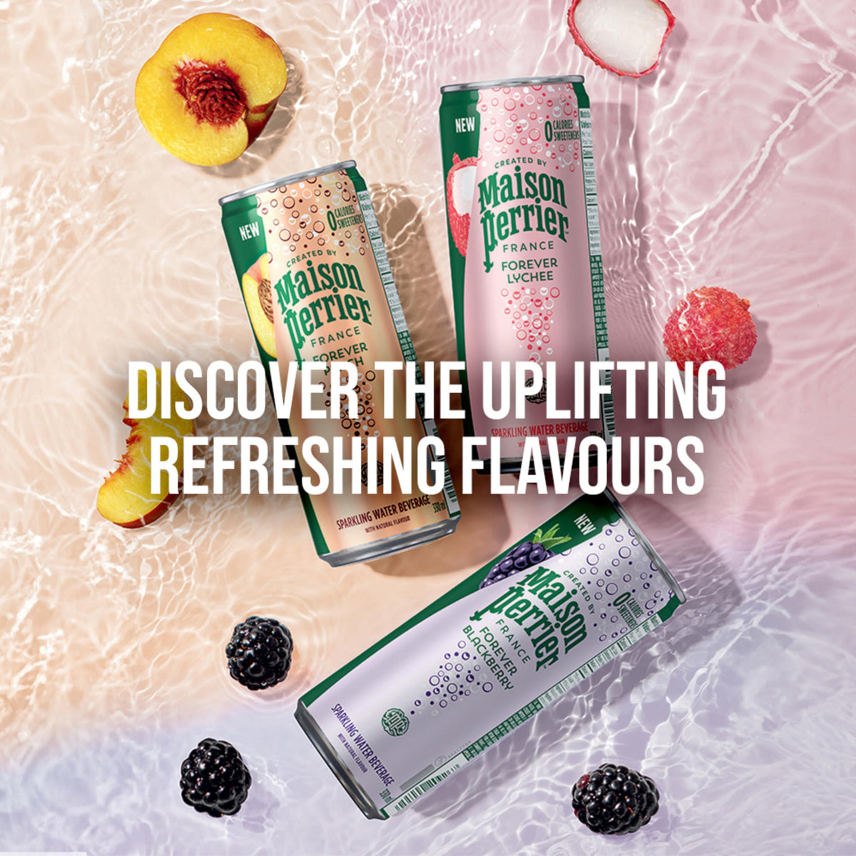 Maison Perrier Forever Blackberry, Sparkling Water Beverage, 24 x 330ml 🍁 All In One Marketplace Canada