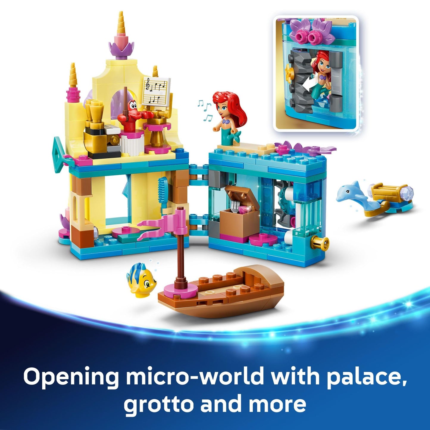 LEGO Disney Princess Ariel's Magical Mini Palace Building Toy - Little Mermaid Toys & Playset for Girls & Boys, Ages 5+ - Disney Gifts for Kids - 43285 🍁 All In One Marketplace Canada