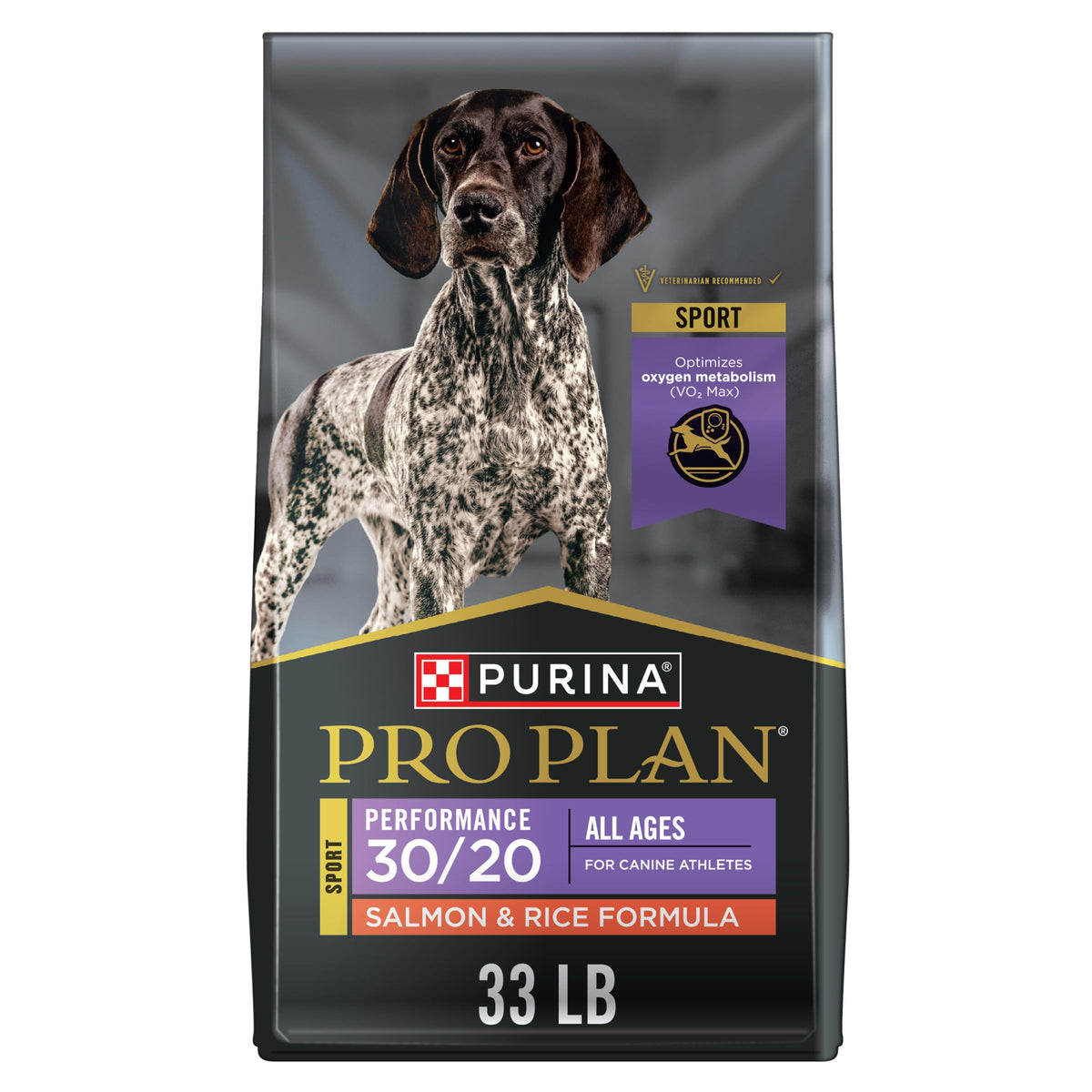 Purina Pro Plan Dry Dog Food, Sport, Performance 30/20 Salmon and Rice Formula, 33-Pound Bag, Pack of 1 🍁 All In One Marketplace Canada