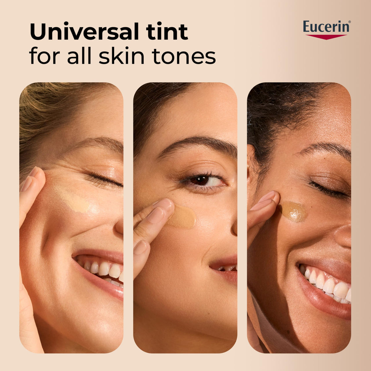 Eucerin Tinted Age Defense SPF 50 Face Sunscreen, Daily Face Sunscreen SPF 50 With Hyaluronic Acid and Antioxidants, Body SPF 50 Lotion with UVA-UVB Sun Protection, Fragrance Free & Non Greasy, 50 ml 🍁 All In One Marketplace Canada