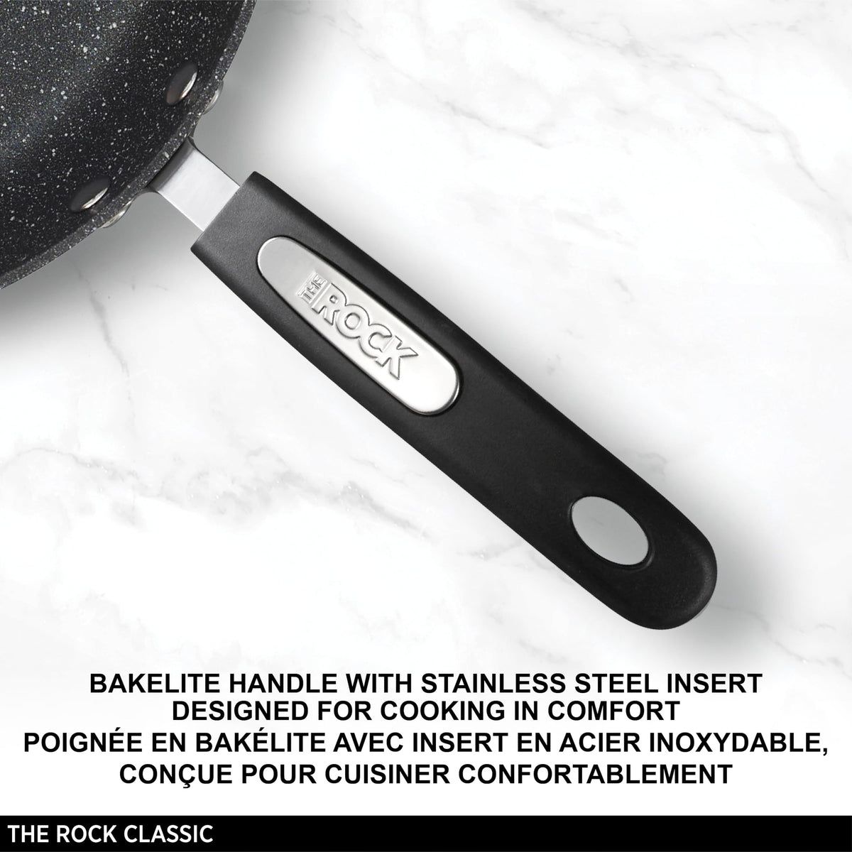 Starfrit The Rock Classic 10" (26cm) Non-Stick Fry Pan - Durable Forged Aluminum - Oven Safe - PFOA Free - Easy to Clean 🍁 All In One Marketplace Canada