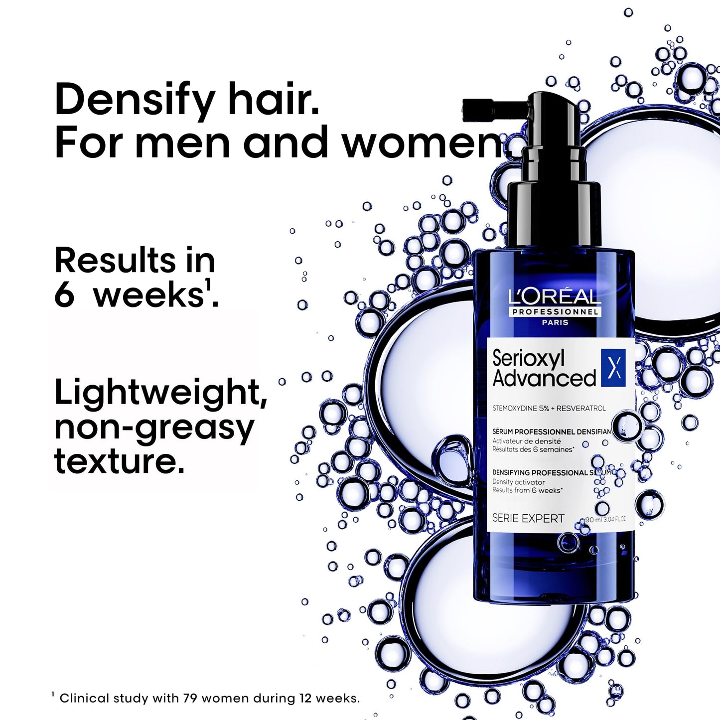 L'Oreal Professionnel Serioxyl Advanced Density Activator, Hair Thickening Serum for Thinning Hair, Promotes Growth & Density, 90 ML 🍁 All In One Marketplace Canada