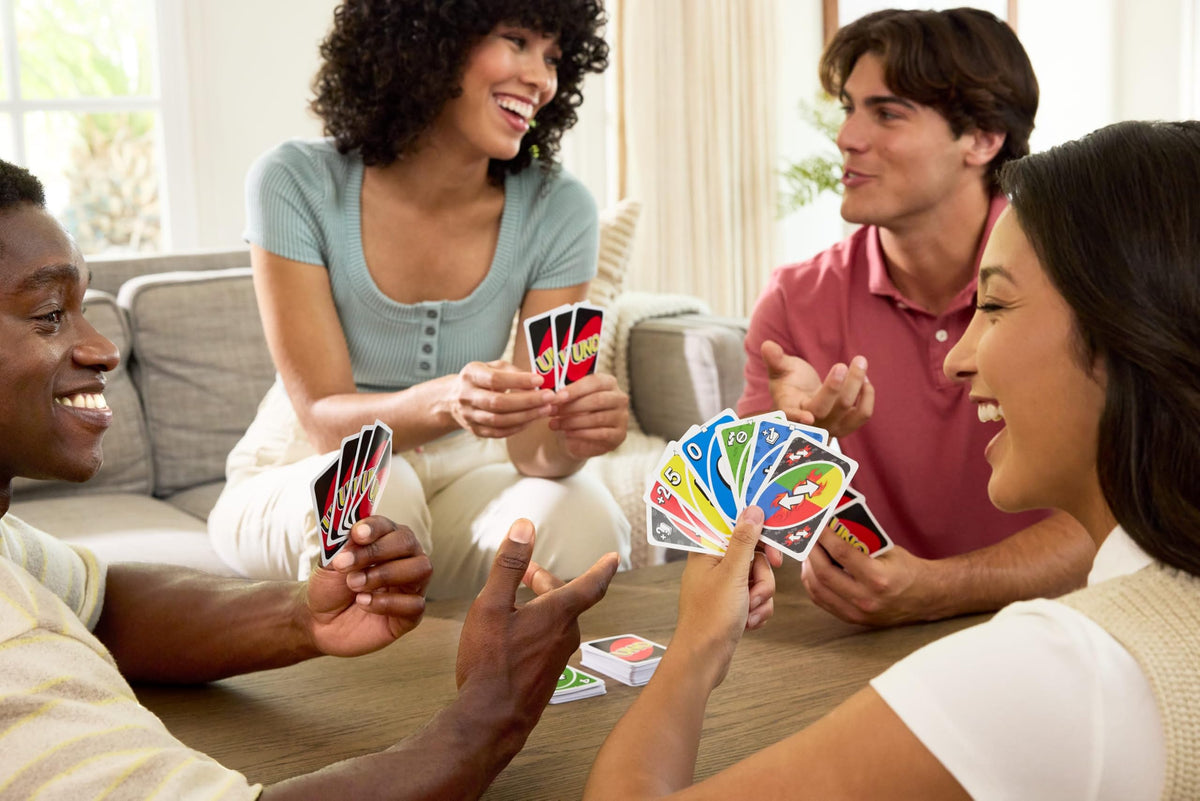 Mattel Games UNO Card Game with 2 Add On Packs with Storage Tin 🍁 All In One Marketplace Canada