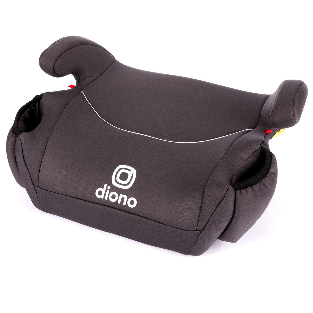 Diono Solana 2022, No Latch, Single Backless Booster Car Seat, Lightweight, Machine Washable Covers, Cup Holders, Black 🍁 All In One Marketplace Canada