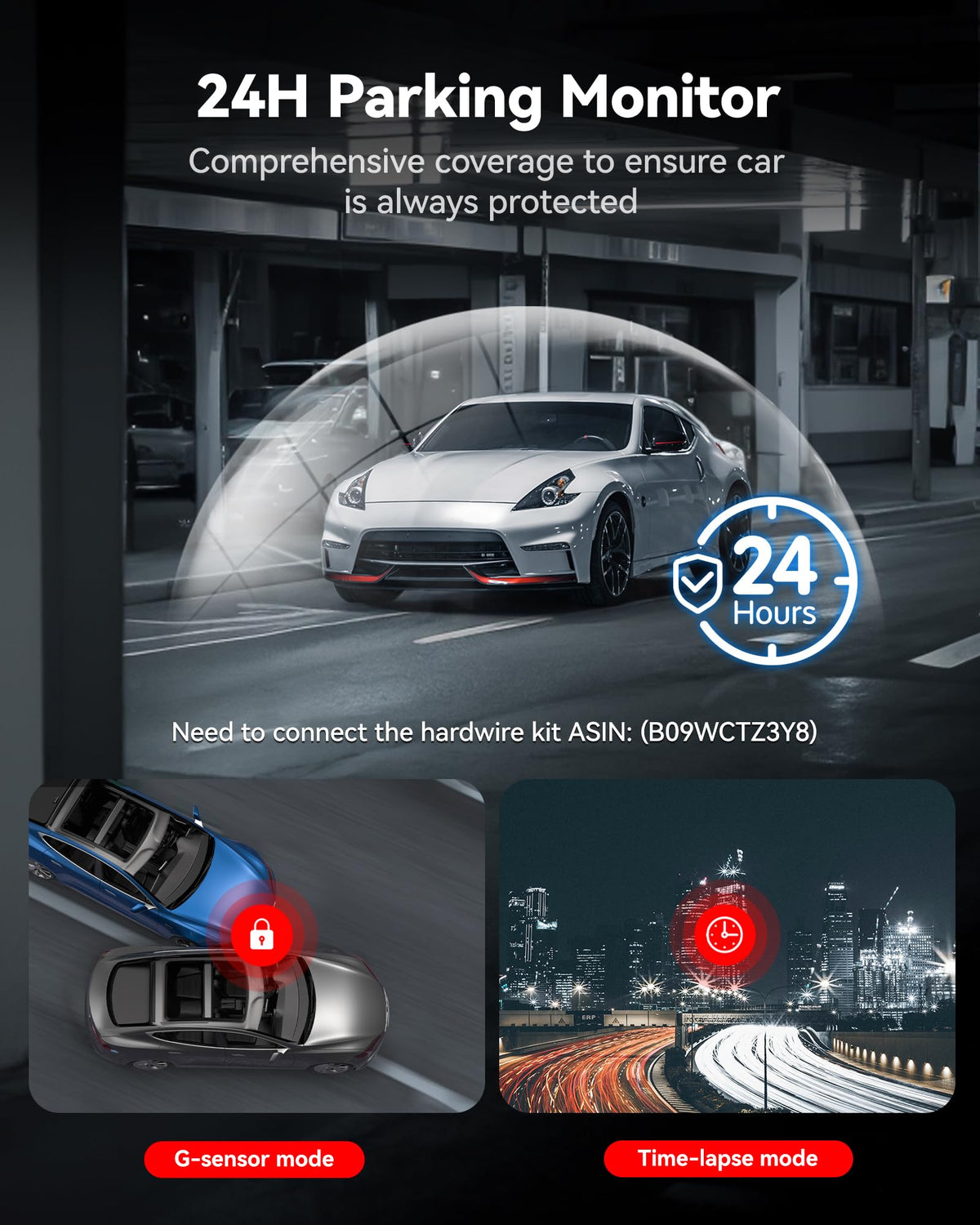 REDTIGER 4K Dash Cam Front and Rear, STARVIS 2 Sensor, Touch Screen 3.18", Voice Control, 20MB/s 5.8GHz WiFi 6 Car DashCam with 128GB Card, GPS, Night Vision, Emergency Lock, Parking Mode(F7N Touch) 🍁 All In One Marketplace Canada