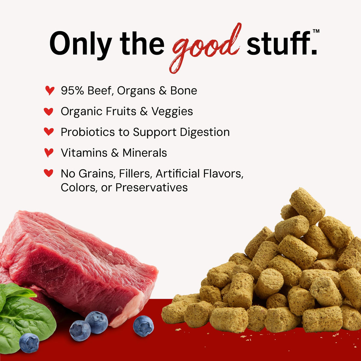 Stella & Chewy’s Freeze Dried Raw Super Beef Meal Mixer – Dog Food Topper for Small & Large Breeds – Grain Free, Protein Rich Recipe – 227g Bag 🍁 All In One Marketplace Canada