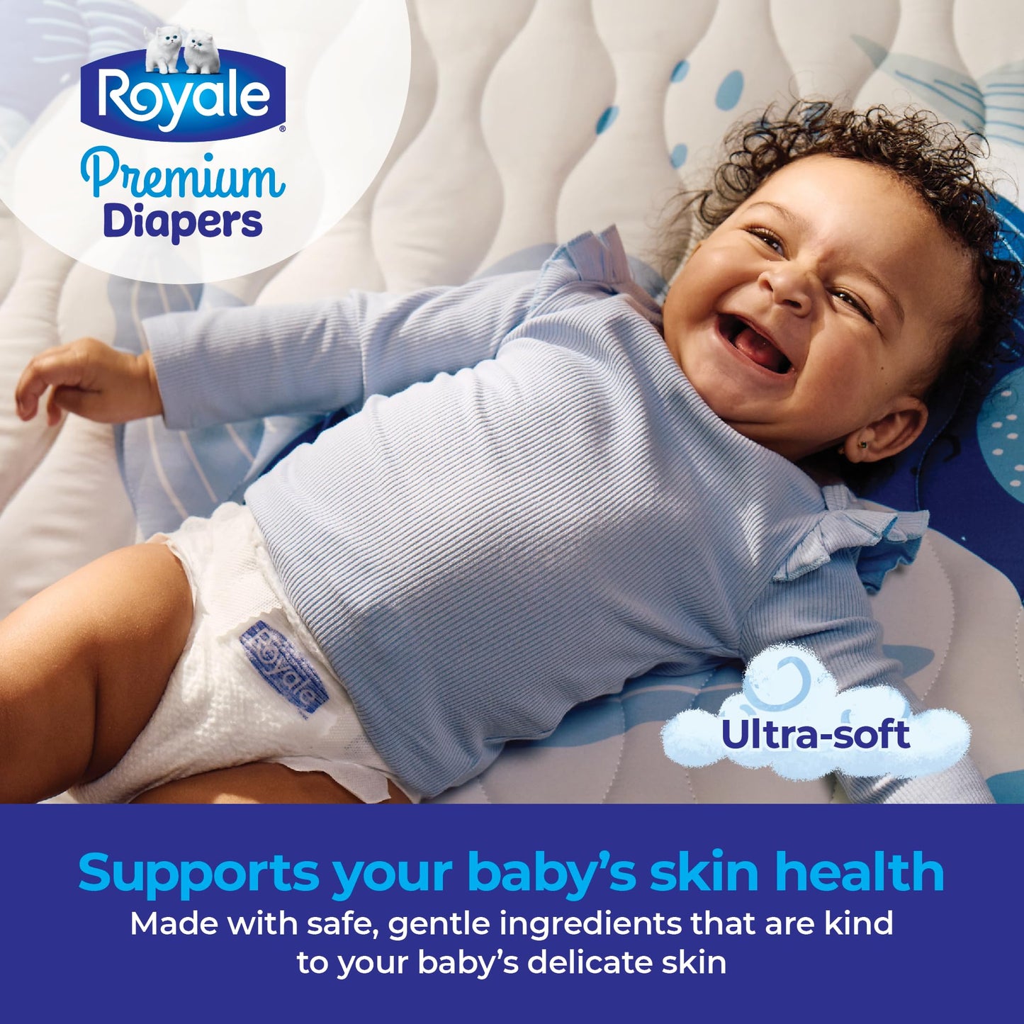 Royale Premium Diapers, Size 7 (41+ lb), 102 Count, Disposable Baby Diapers (Packaging may vary) 🍁 All In One Marketplace Canada
