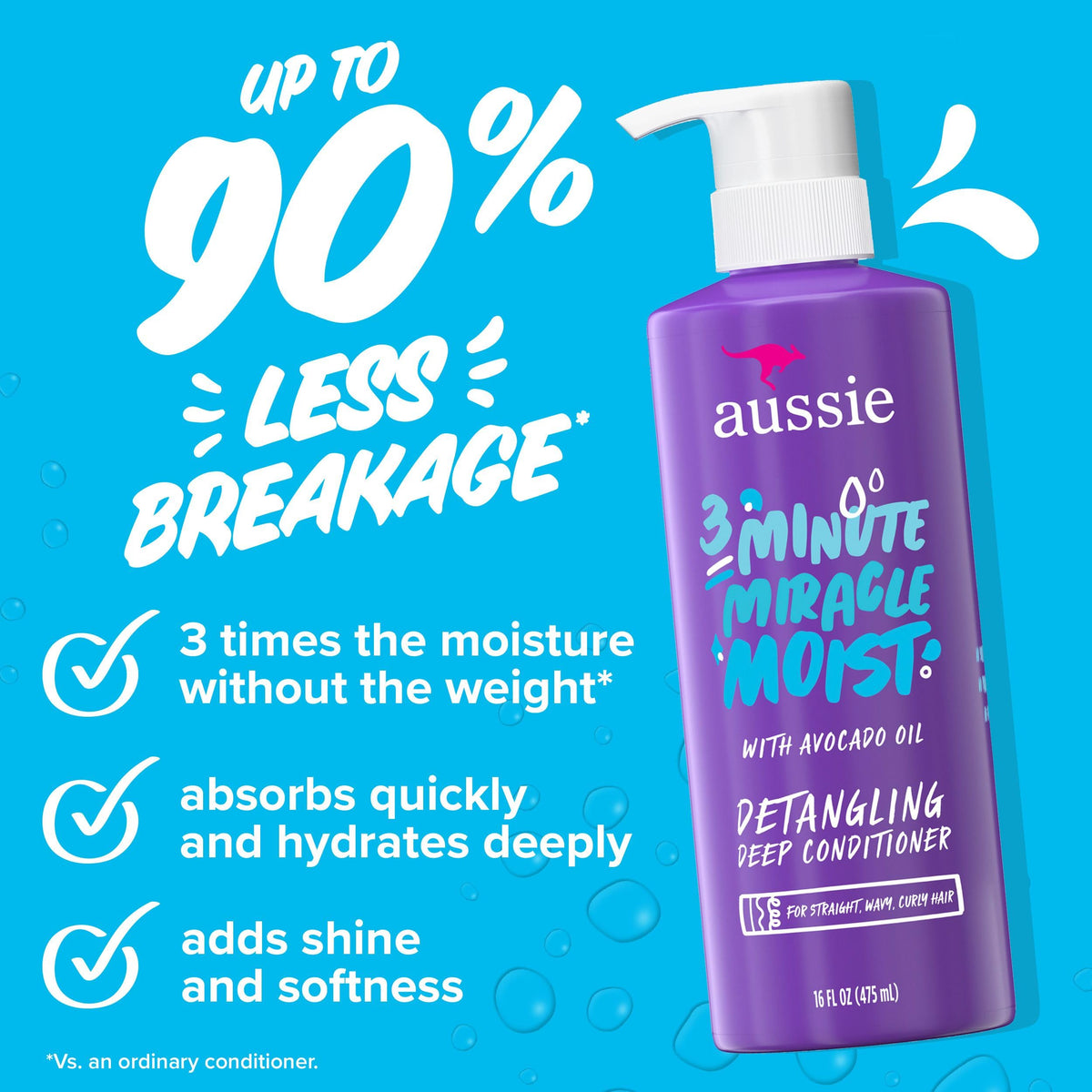 Aussie Total Miracle 3-Piece Set: Shampoo 778 mL, Conditioner 778 mL, 3 Minute Miracle Deep Conditioner Hair Treatment 236 mL, Infused with Apricot and Australian Macadamia Oil, 1.79 L Total 🍁 All In One Marketplace Canada
