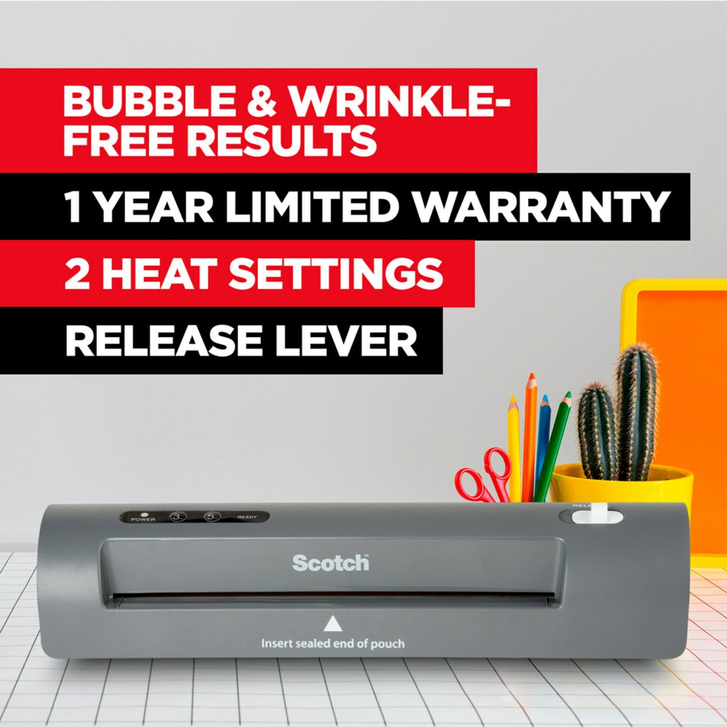 Scotch Thermal Laminator, 2 Roller System for a Professional Finish, Use for Home, Office or School, Suitable for use with Photos (TL901X) 🍁 All In One Marketplace Canada