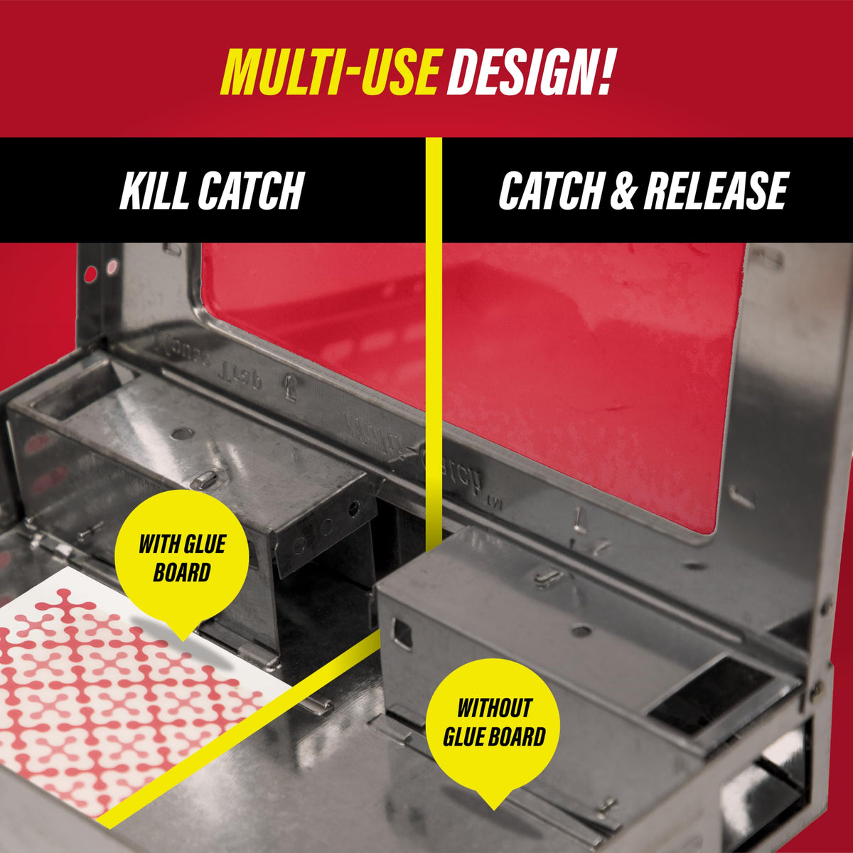 Catchmaster Mouse & Insect Glue Boards 60pk, Mouse Traps Indoor for Home, Adhesive Bug Catcher, Rat & Rodent Sticky Trap, Bulk Glue Traps Used by Pros, Pest Control for Home 🍁 All In One Marketplace Canada