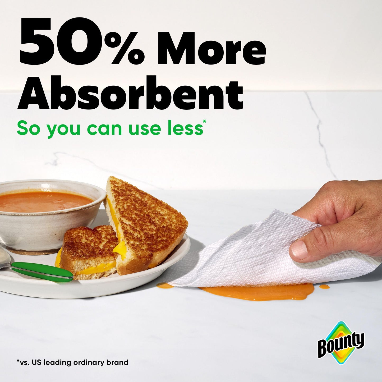 Bounty Paper Towels Select-A-Size White, 8 Double Plus Rolls = 20 Regular Rolls 🍁 All In One Marketplace Canada